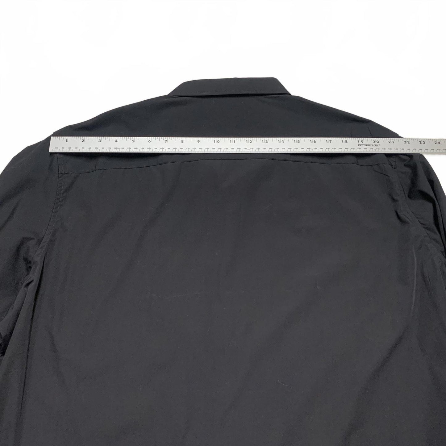 Paul Jones Men's 4XL Black Long Sleeve Button Shirt