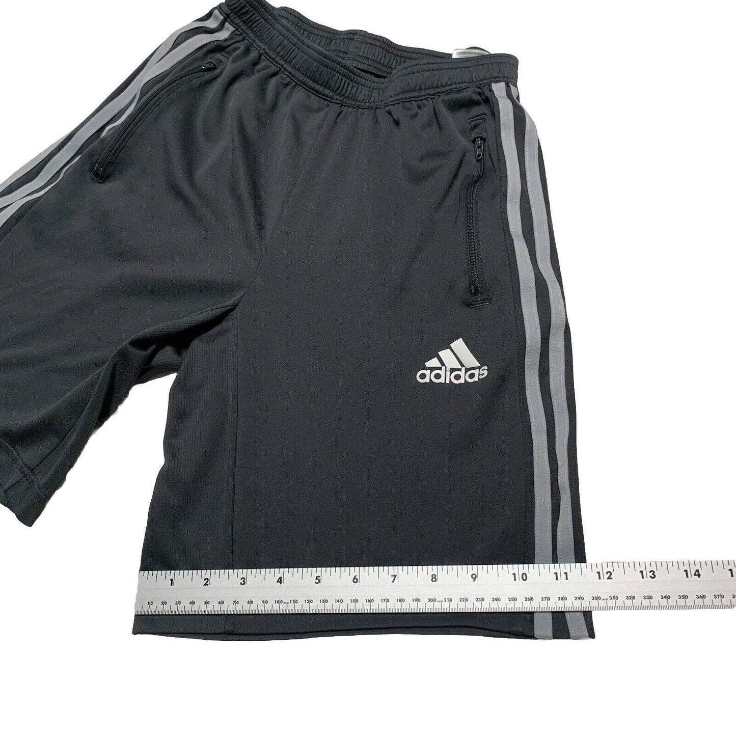 Adidas Primeblue Shorts Size S Gray Designed 2 Move 3-Stripes