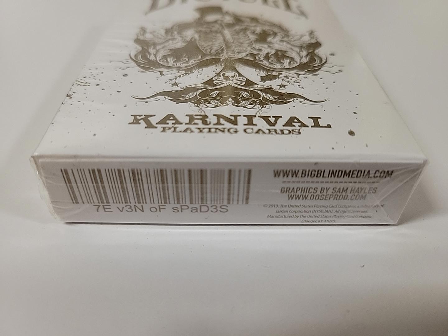 Bicycle Karnival Playing Cards - Unique Skeleton Design