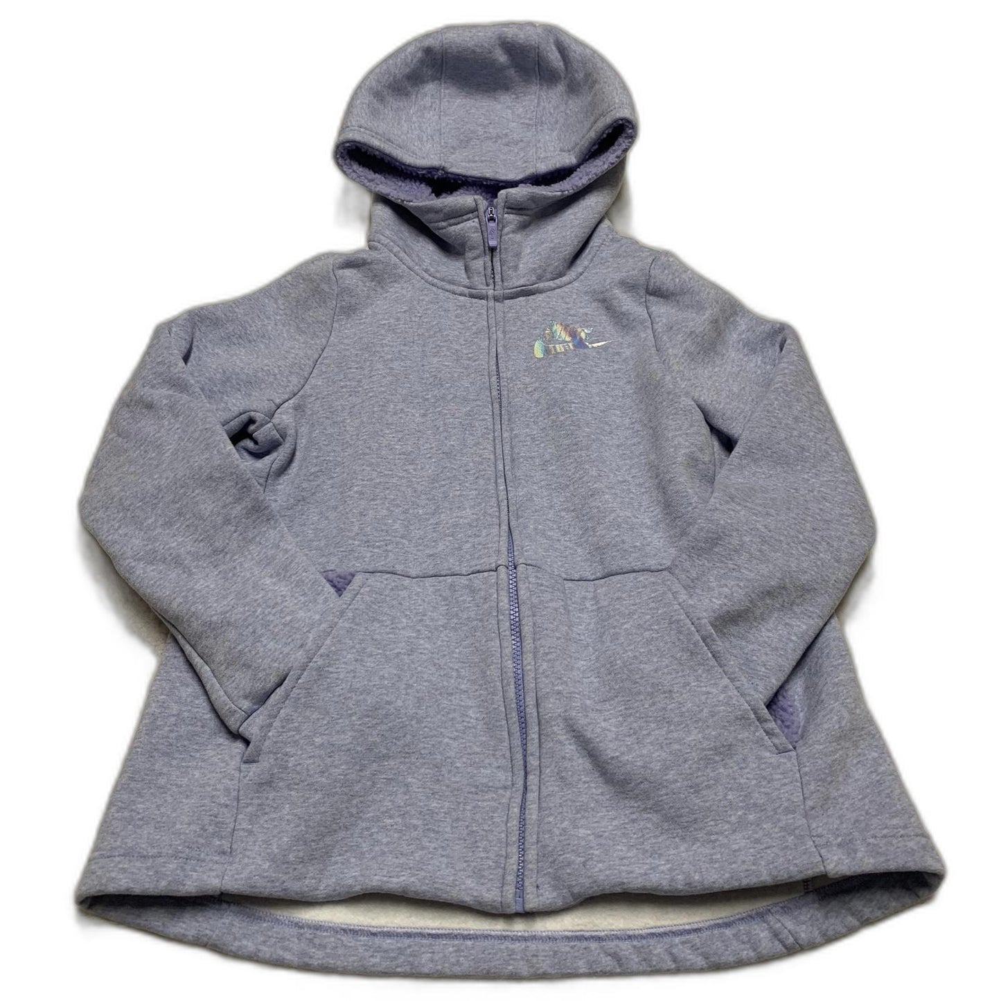 Nike Girl's Size Large Lavender Zip-Up Hoodie