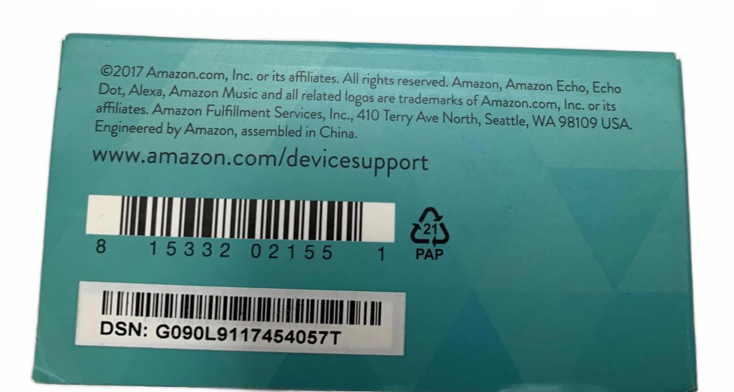 Amazon Echo Dot (2nd Gen) Smart Speaker with Alexa Voice Control