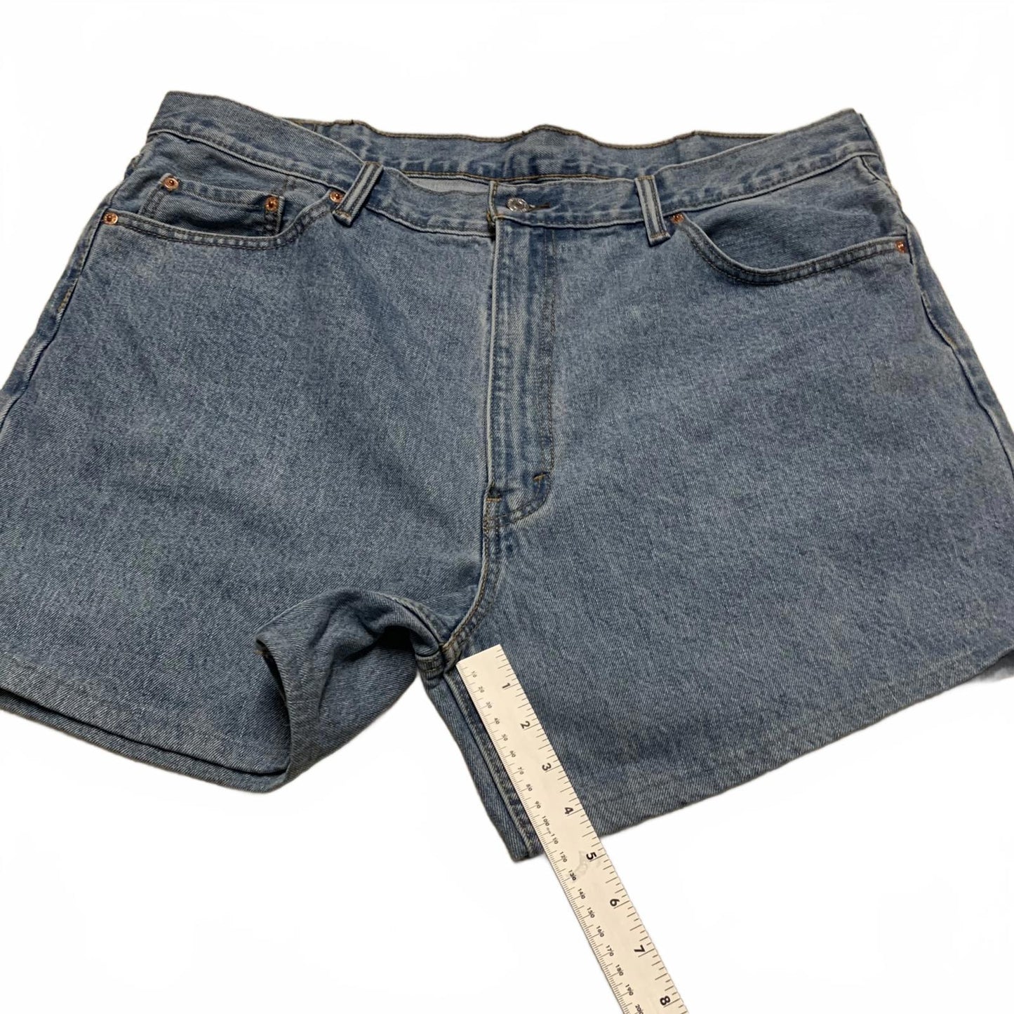 Levi’s 550 Men's Altered Blue Sz 42 Denim Shorts W41.5 Actual