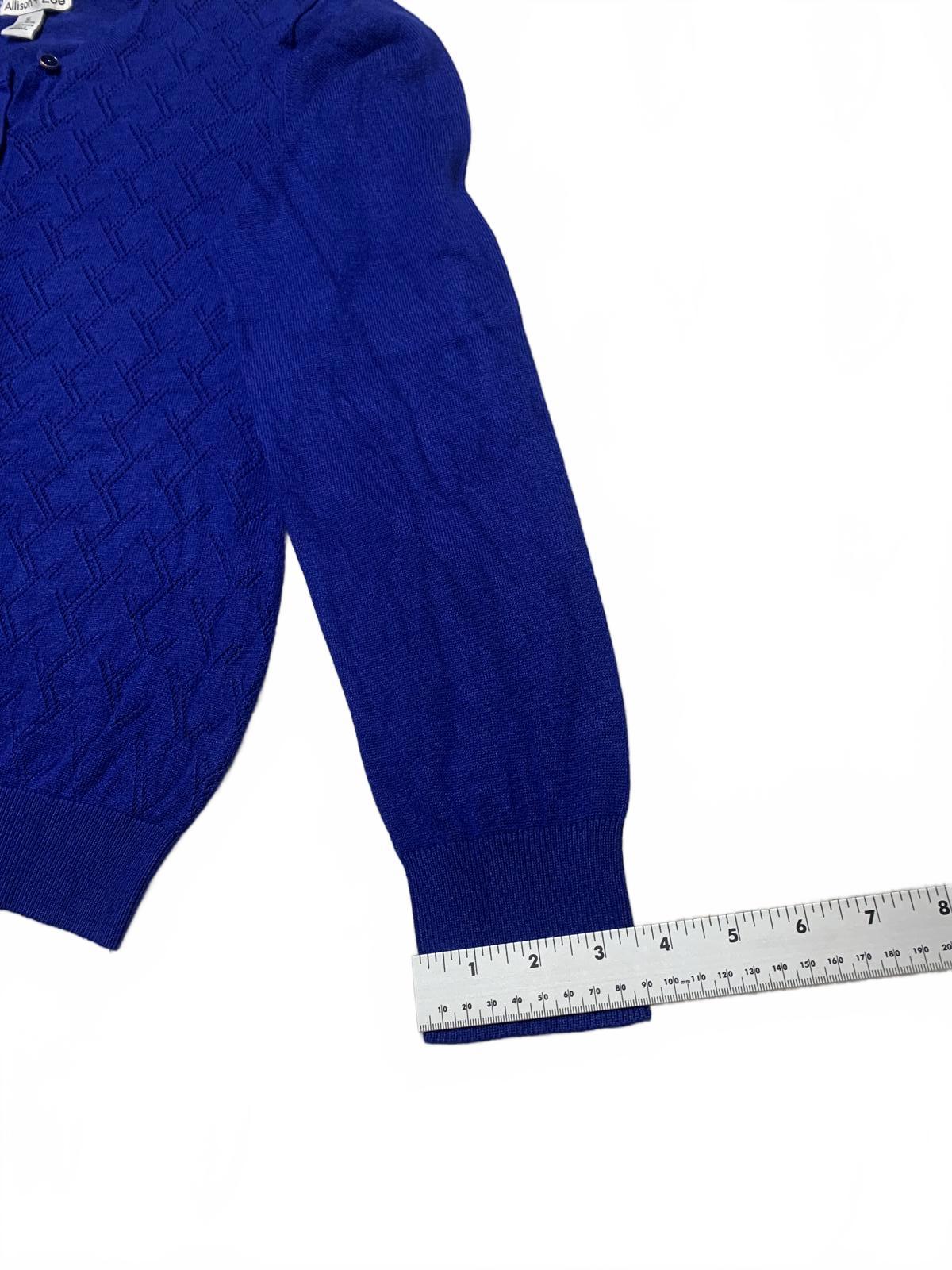 Allison + Zoe Women's Size XL Blue Cardigan