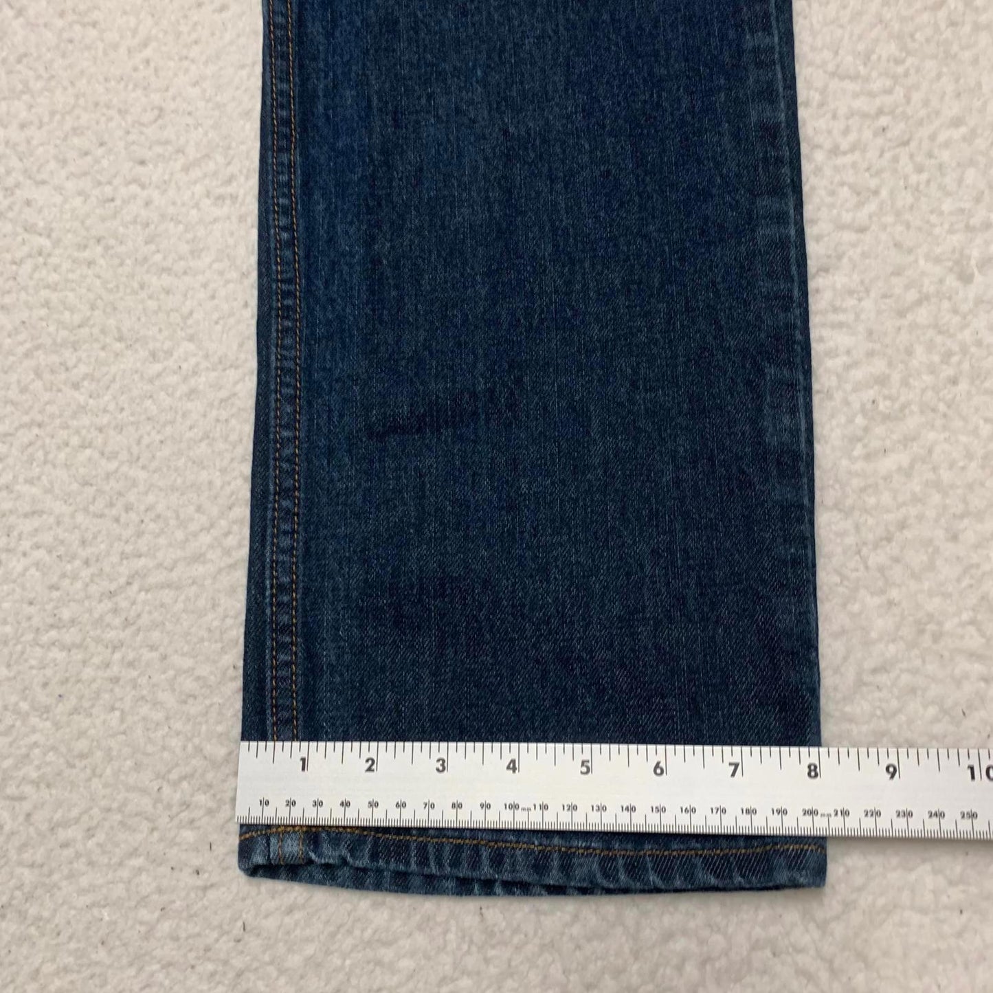 Arizona Womens Size 29 Blue Dark Wash Wide Leg Jeans 26.5 x 29L