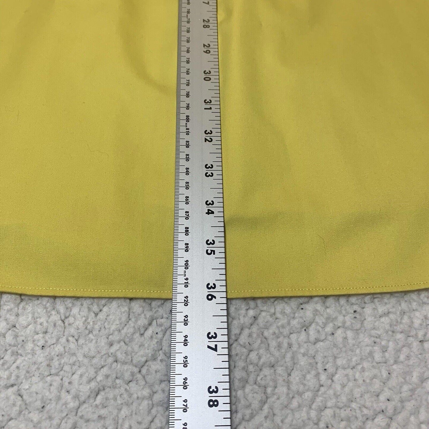 Forsyth Men’s Shirt 3XL Button Short Sleeve Canary Yellow