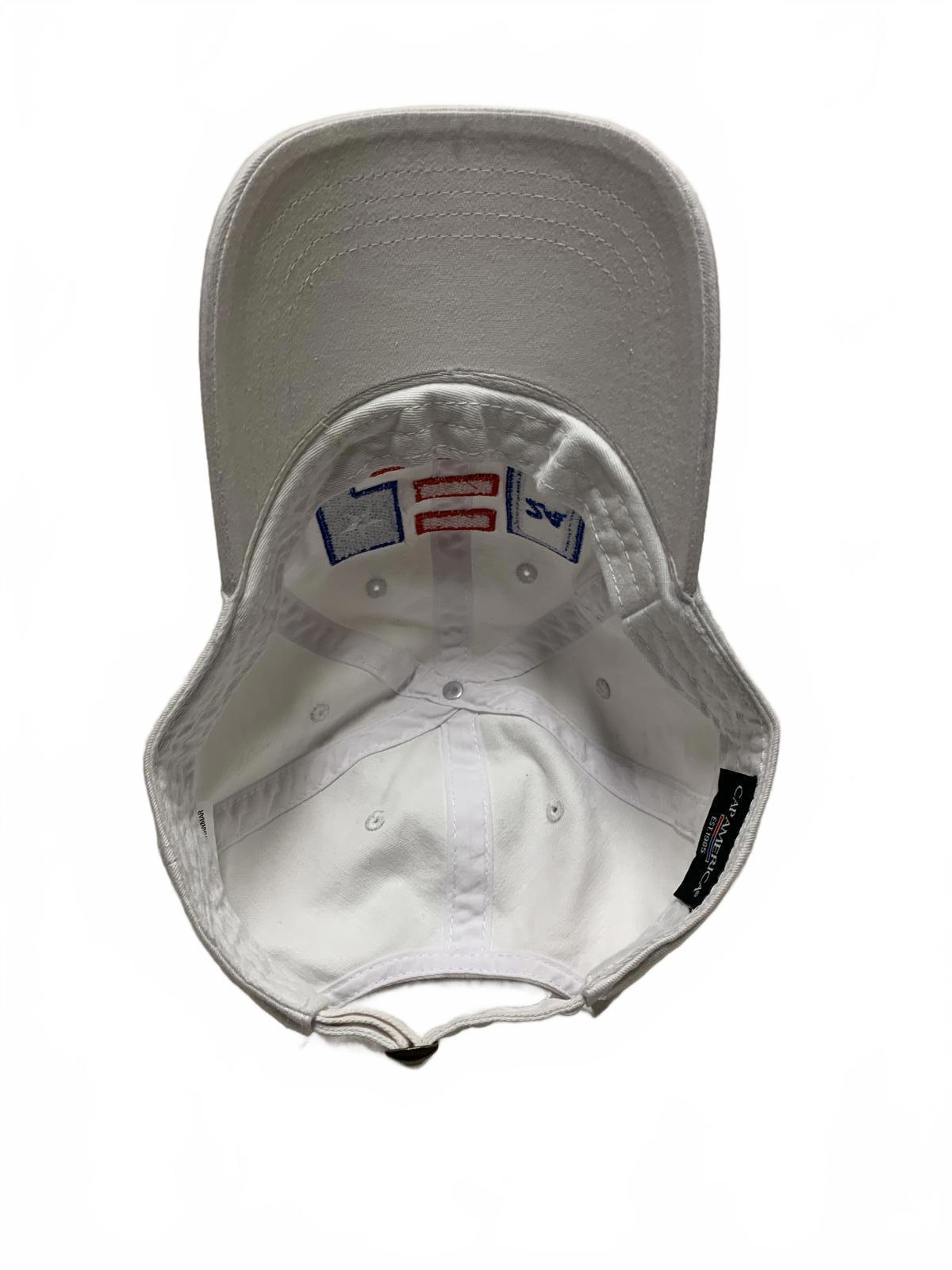 CAP AMERICA Unisex Puerto Rico Flag White PEO 24 Flag Baseball Hat