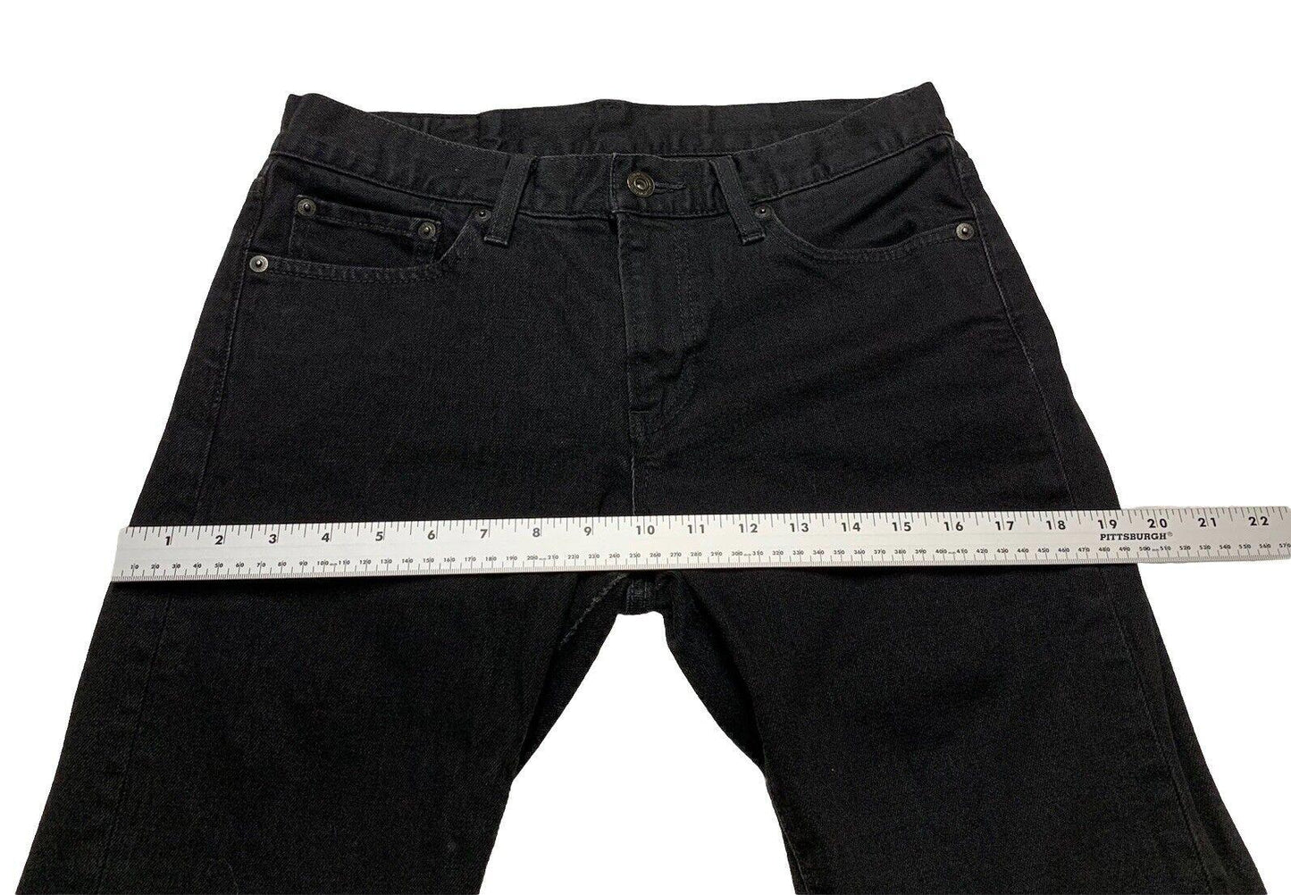 UNIQLO Girls Size 5 Black Jeans Slim Fit Straight Legs from Japan