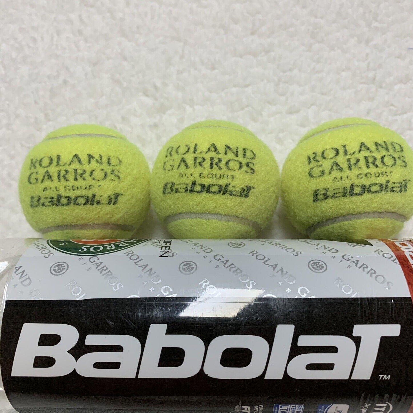 Babolat French Open All Court Tennis Balls Roland Garros 3 Ball Set In Tube