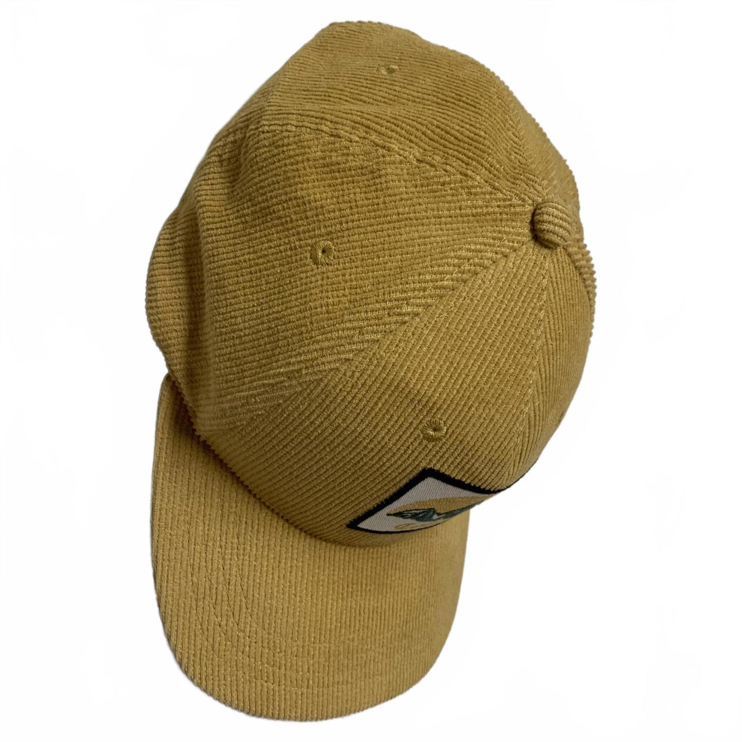 Levi's Men's Corduroy Hat Mustard Yellow Mountain Patch