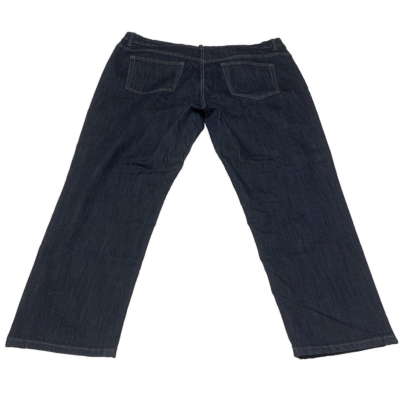 Avenue Denim Jeans Women's 22P Plus Dark Blue Stretch