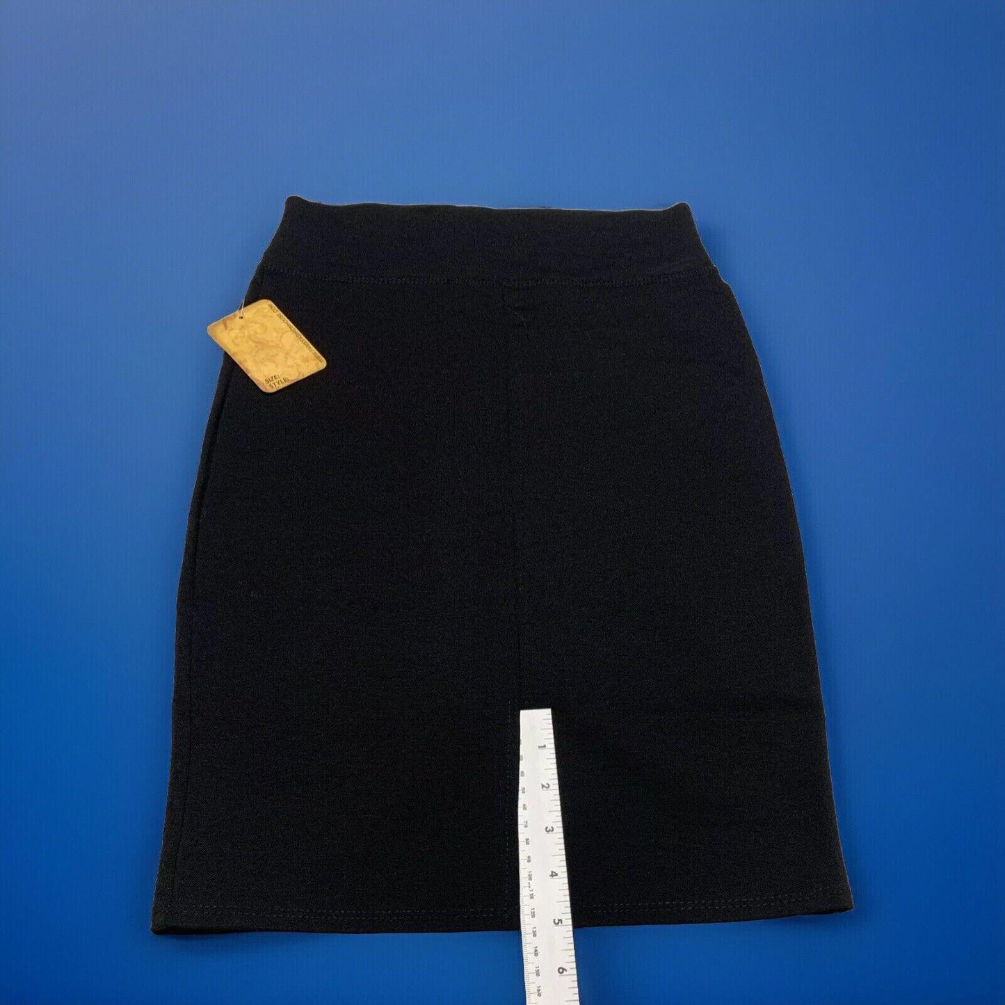 Hybrid & Company Women’s Large Black Skirt Spandex Pencil Cut Work Office