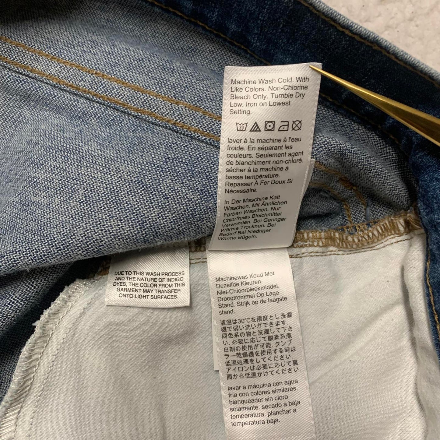 J.Crew Women's Size 29 Blue Denim Flare Boot Crop Jeans 30 X 25.5