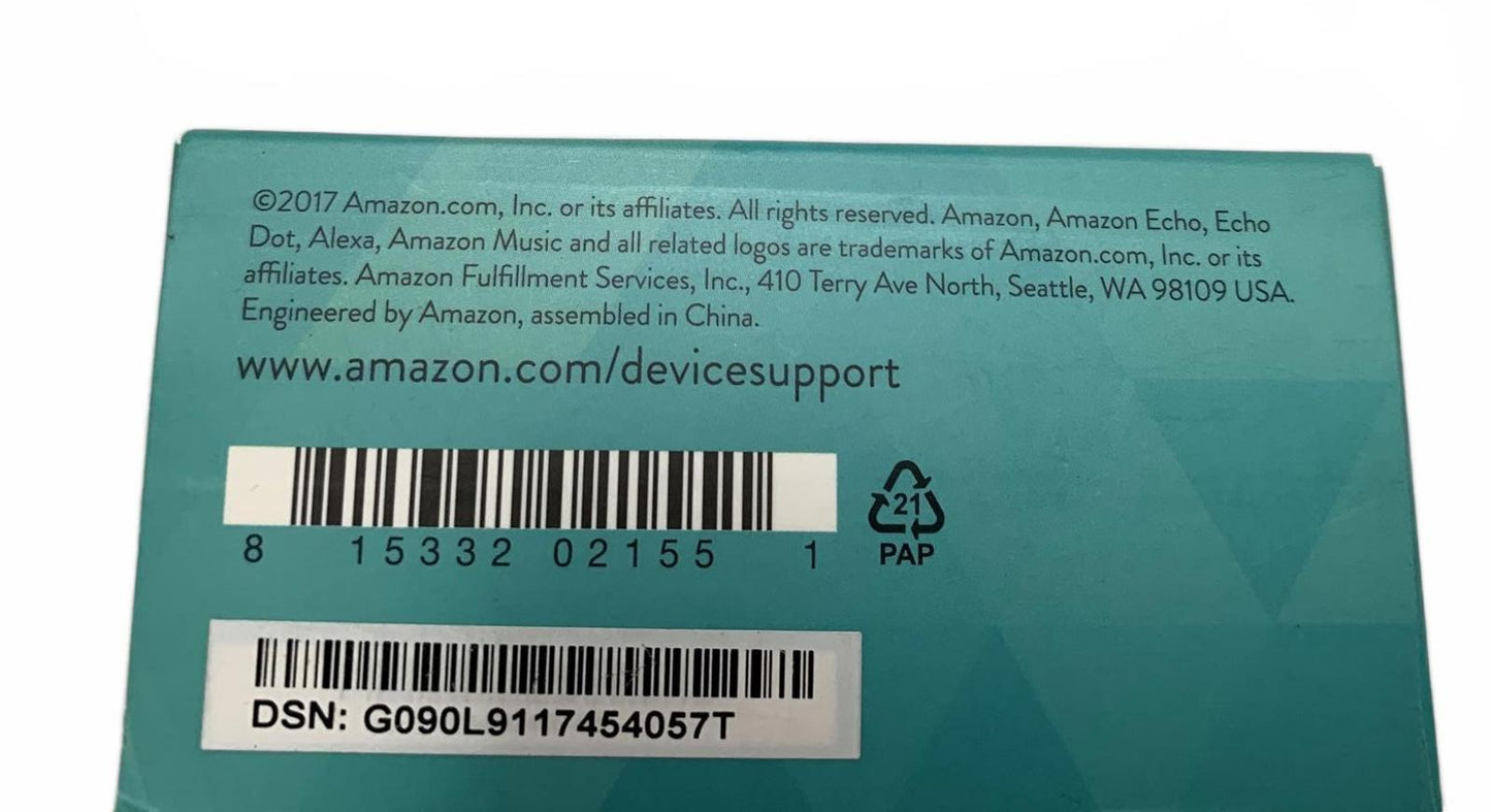 Amazon Echo Dot (2nd Gen) Smart Speaker with Alexa Voice Control