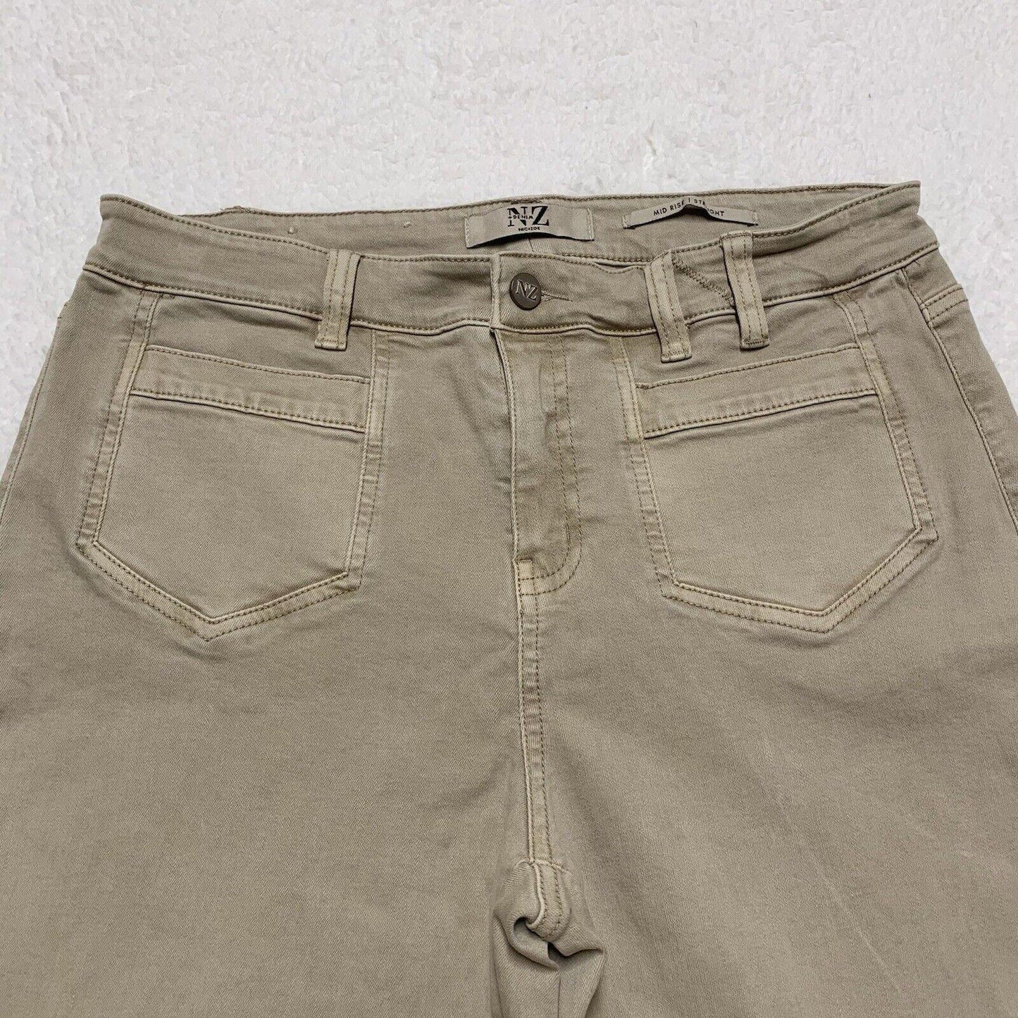 Nic+Zoe Jeans Women’s Size 32 Tan Patch Front Pocket Beige