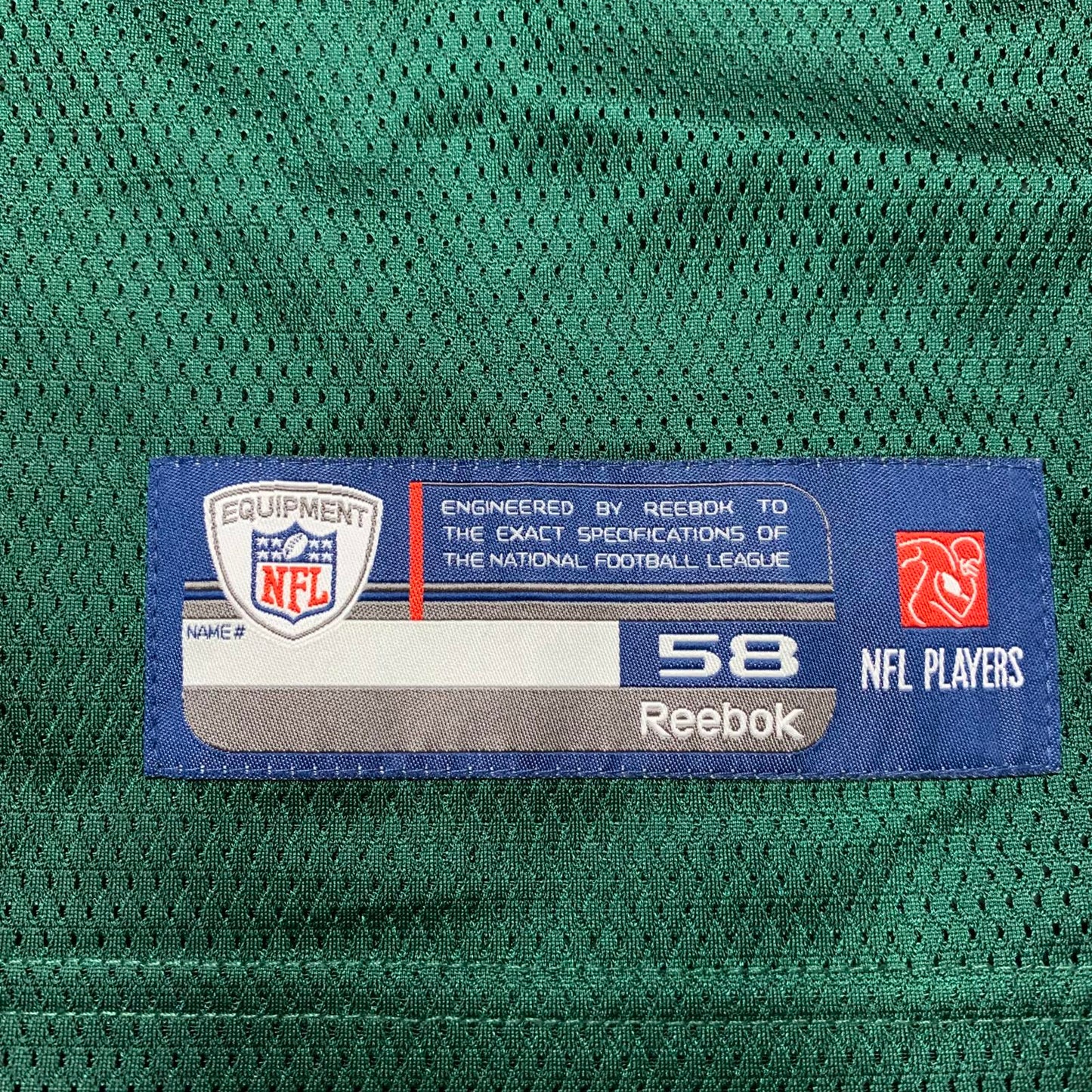 Reebok New York Jets Mark Sanchez #6 Jersey Sz 58 Football NFL Onfield
