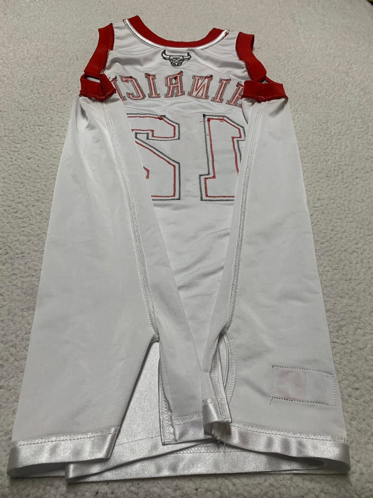Chicago Bulls #12 Kirk Hinrich Basketball Jersey White Red No tags