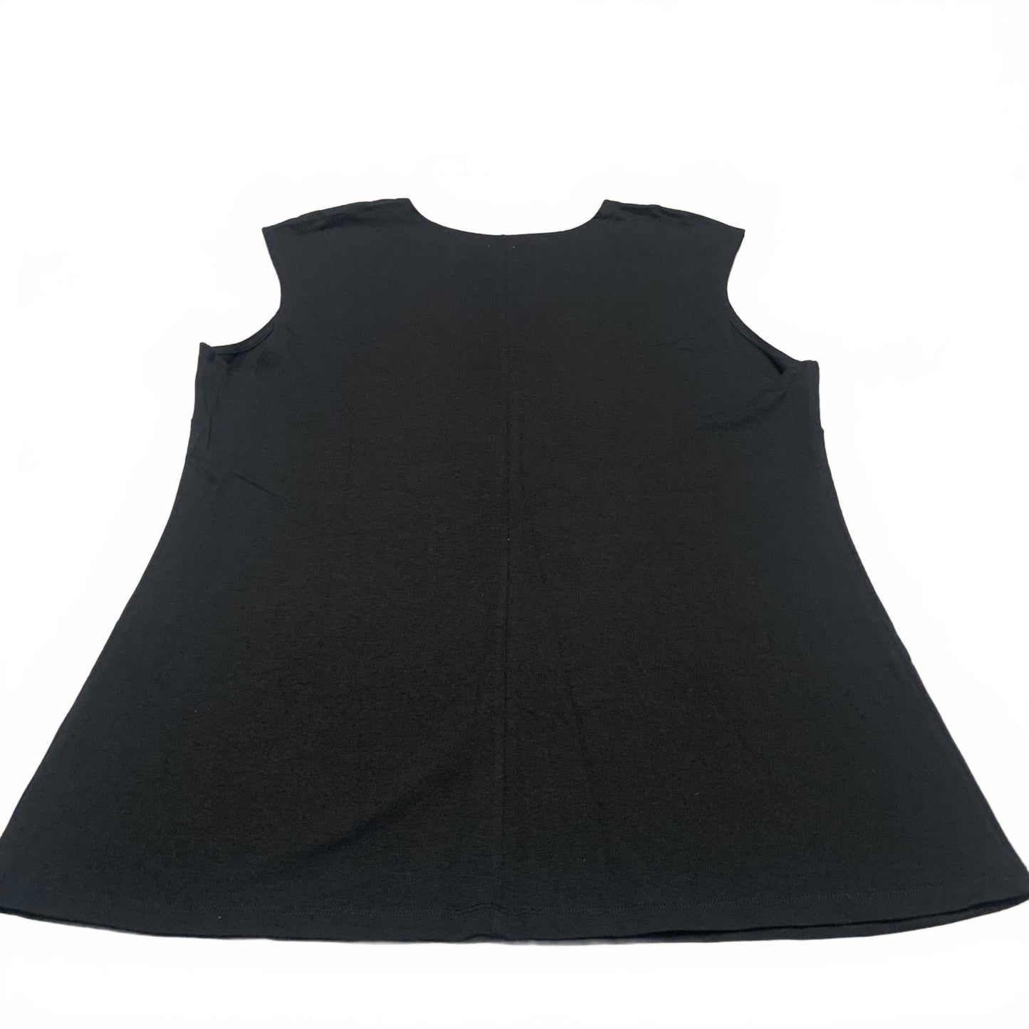 NIC+ZOE Women's Sz XXL Black Sleeveless Top Pullover NWT