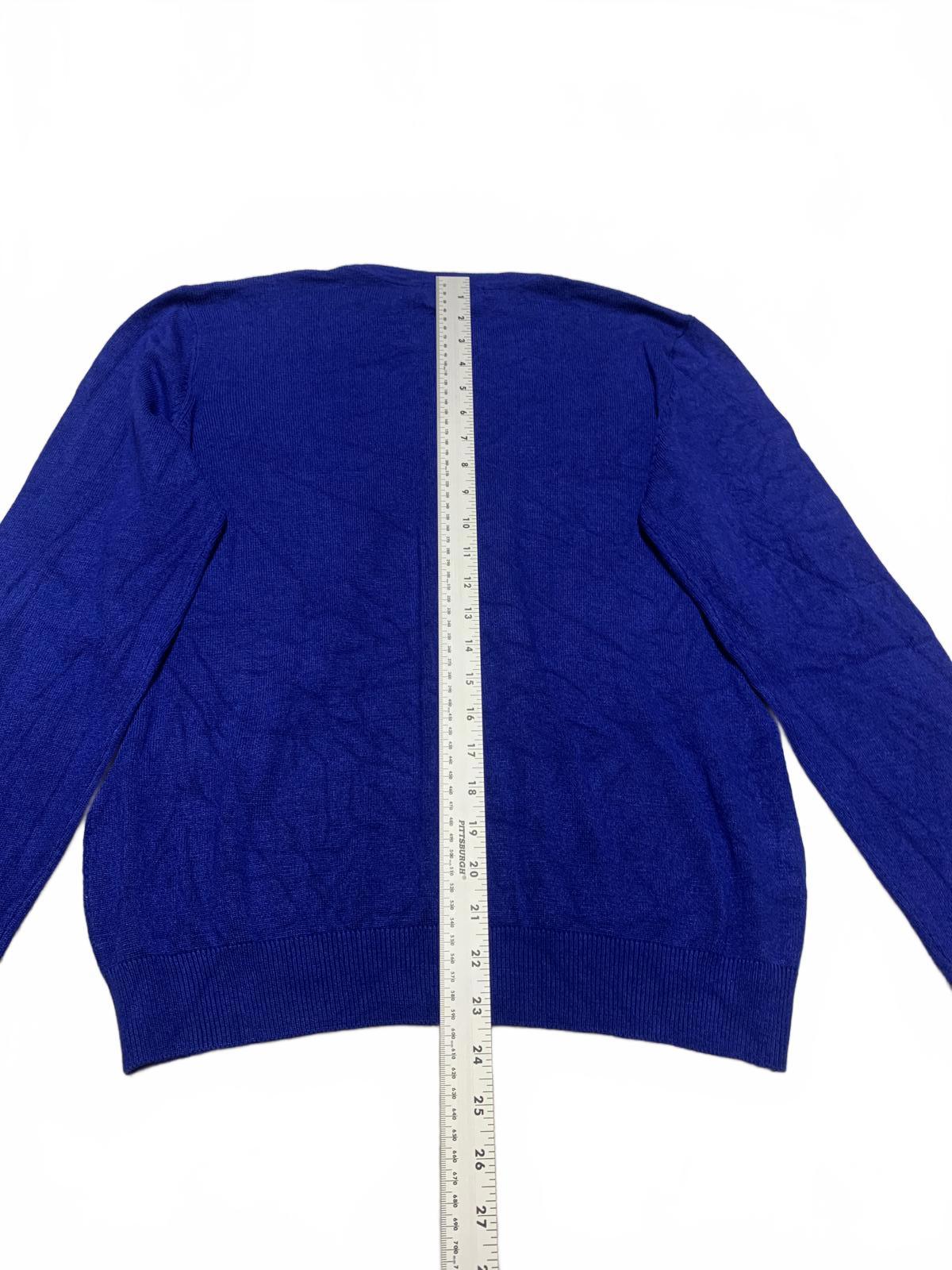 Allison + Zoe Women's Size XL Blue Cardigan