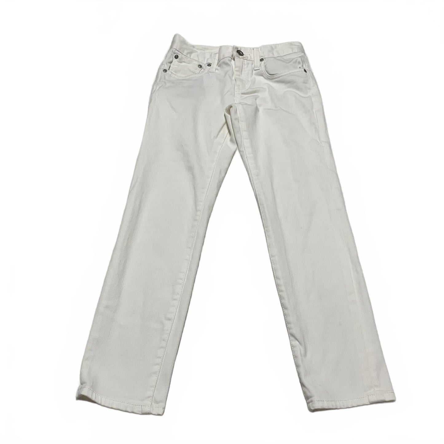 23KU Premium Denim by Onward Kashiyama Women's White Japanese Jeans 27x24.5