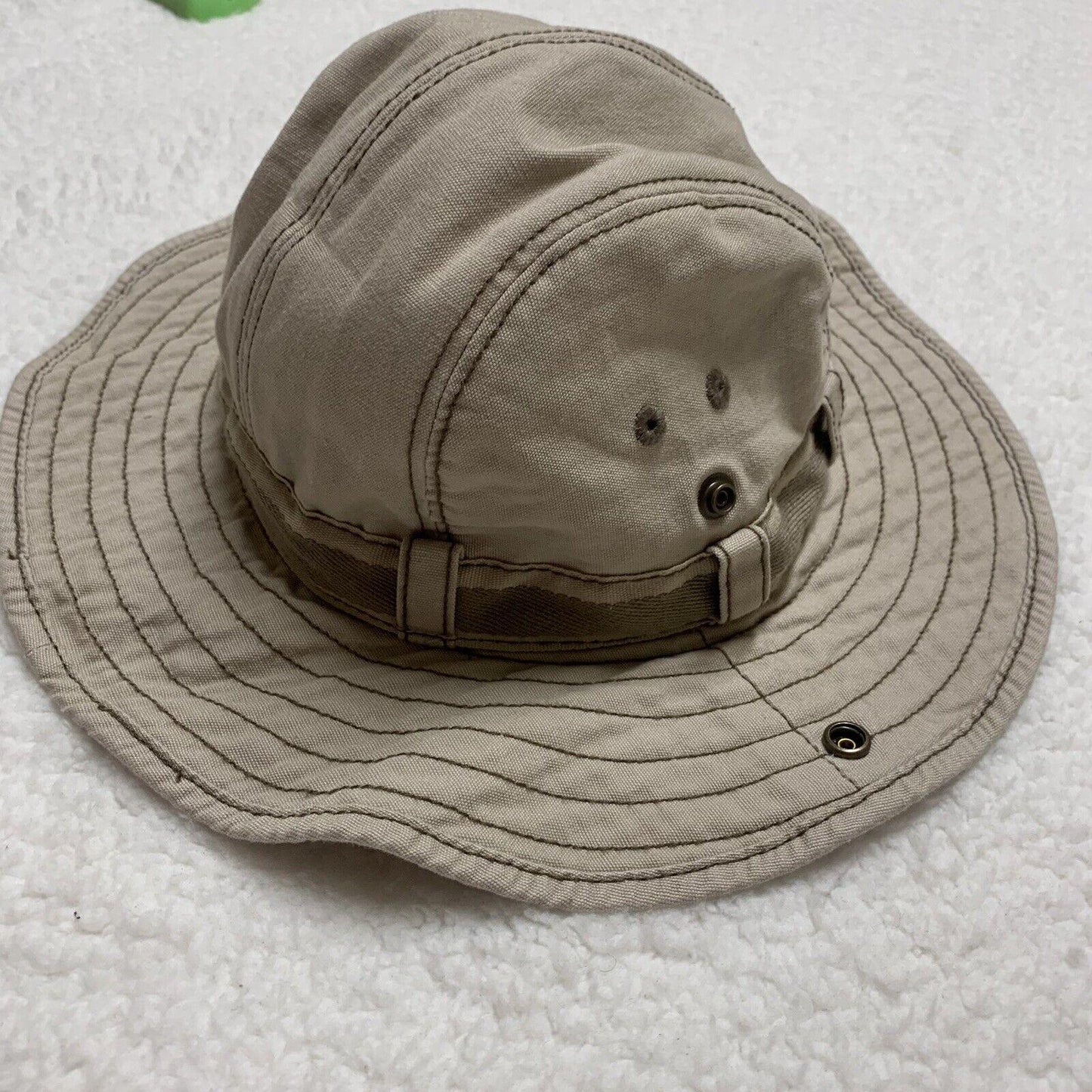 Old Navy Bucket Snap Up Sides Explorer Sun Cap Kids Size M Beige Fisherman