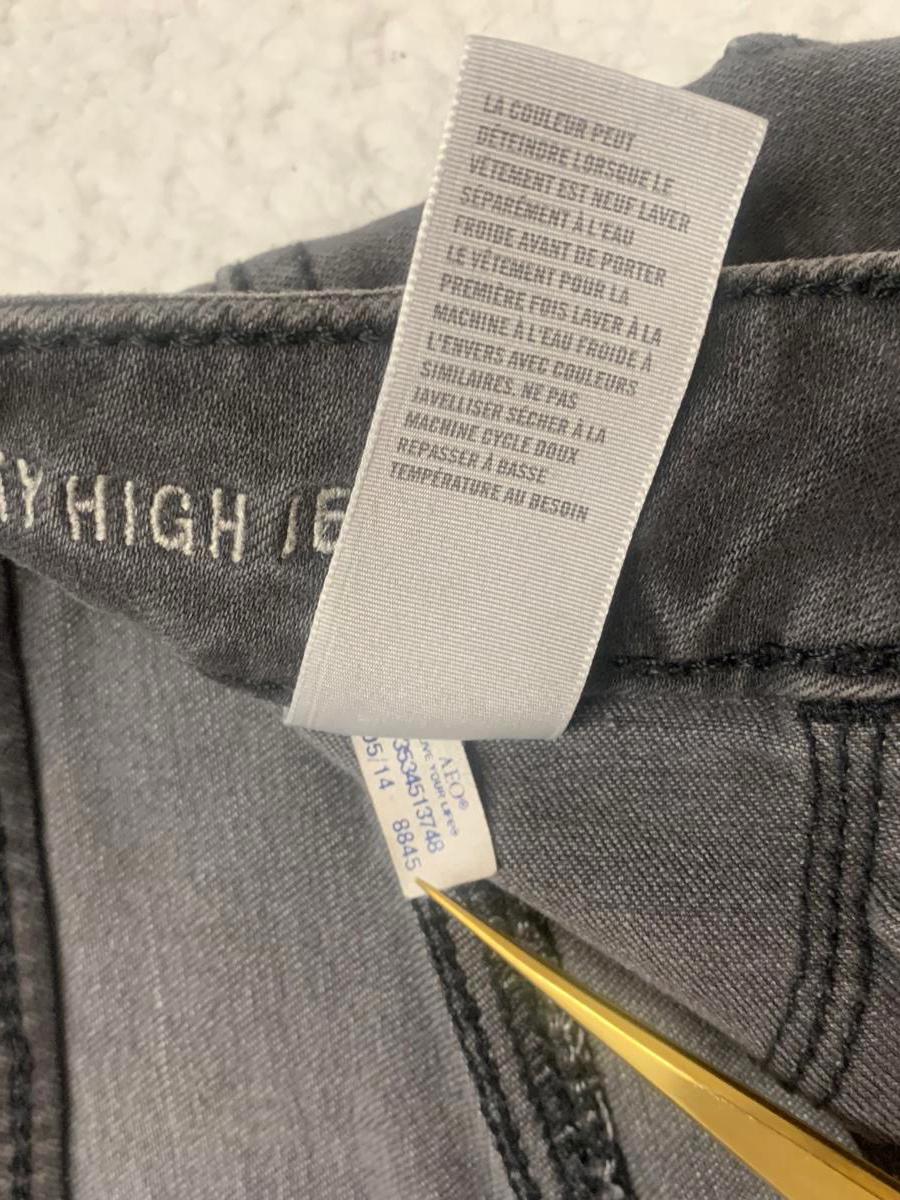 American Eagle Outfitters Women's Jeans Sz 00 Off Black Skinny Stretch 22 x 28