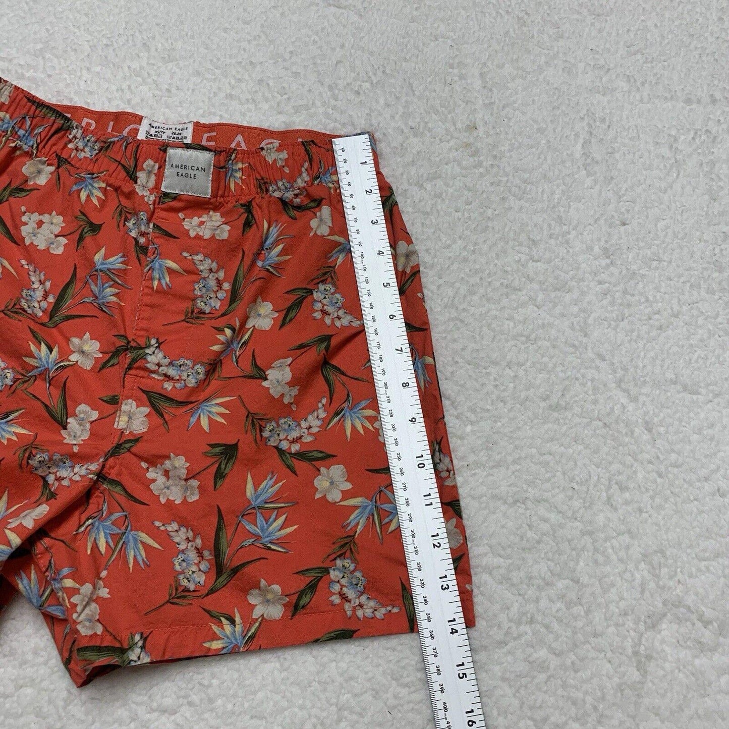 American Eagle Boxer Shorts Floral Print Stretch SIZE XS 26-28