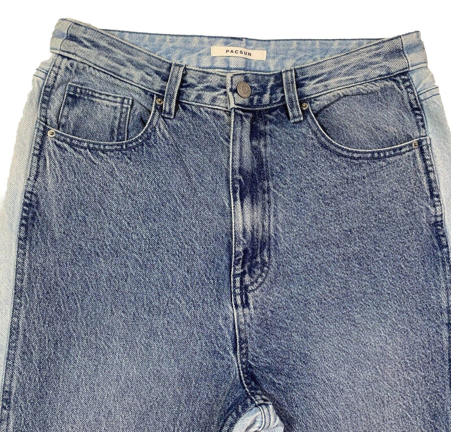 PacSun 90s Boyfriend Jeans Size 29 Blue Denim Two Tone