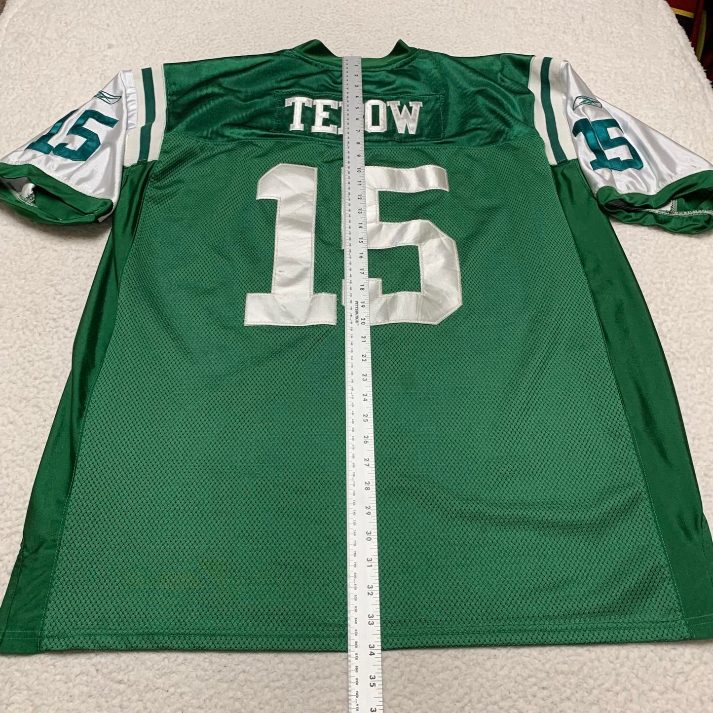 Vintage Y2K Reebok NFL New York Jets Tim Tebow #15 Jersey Sz 56 Green On Field