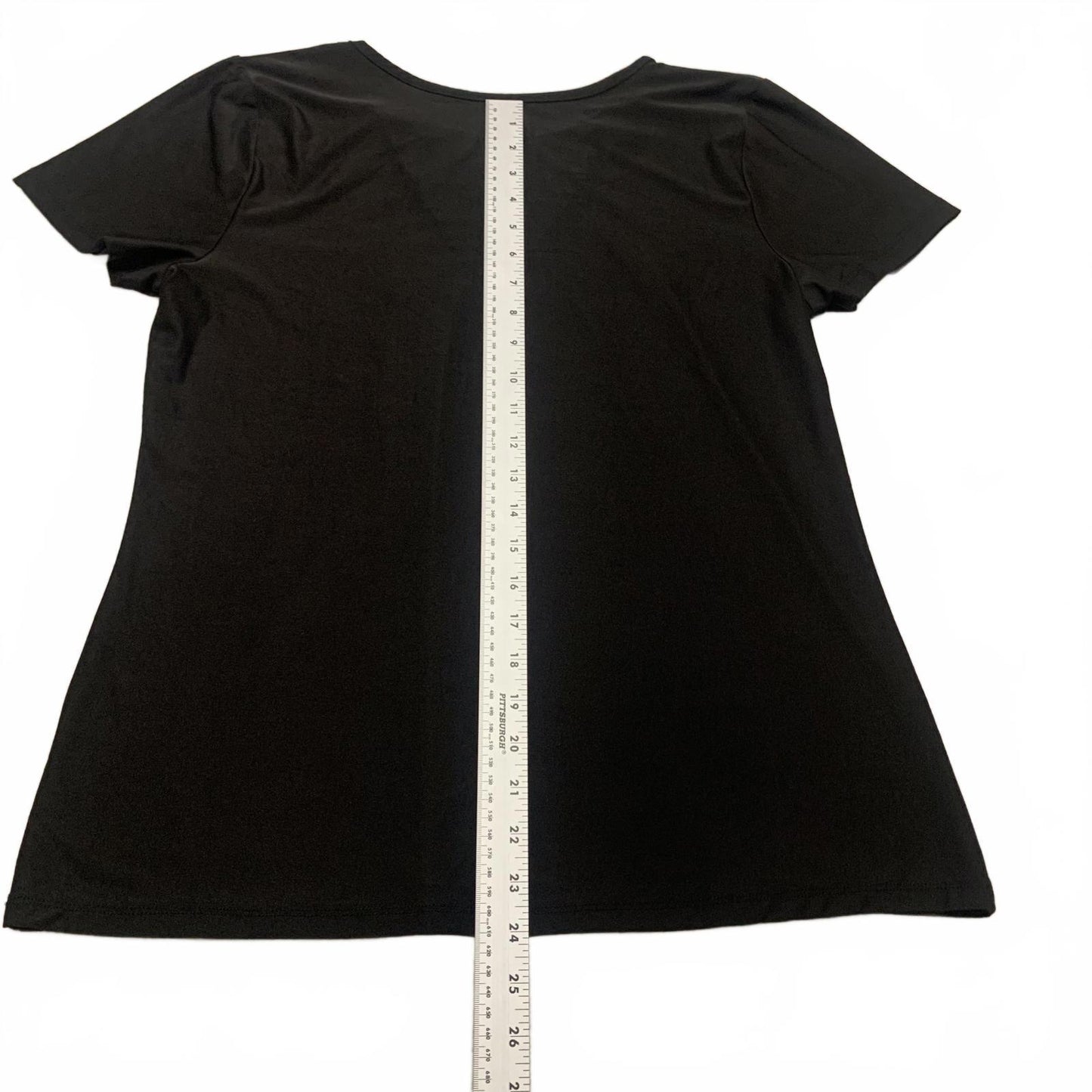 ABS Women's X-Large Black Short Sleeve Top