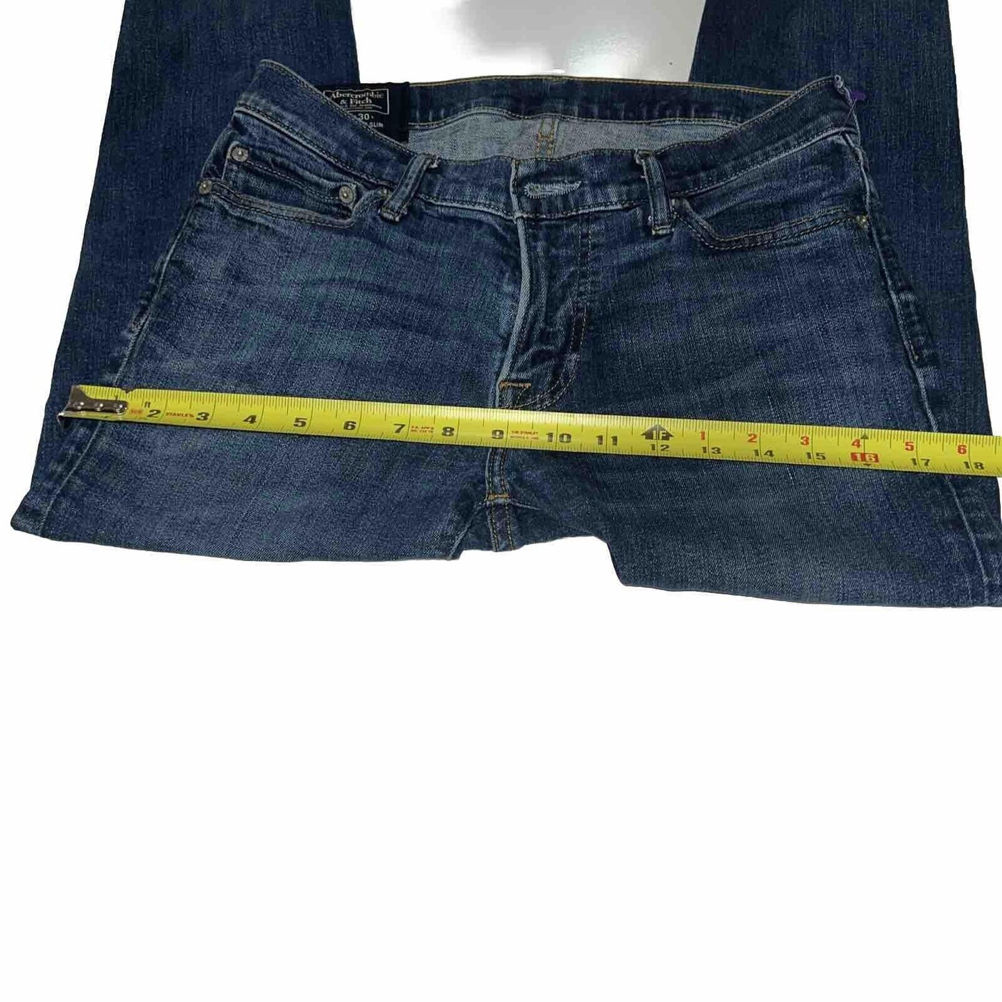 Abercrombie and Fitch Jeans W29 L30 Blue Super Slim Stretch