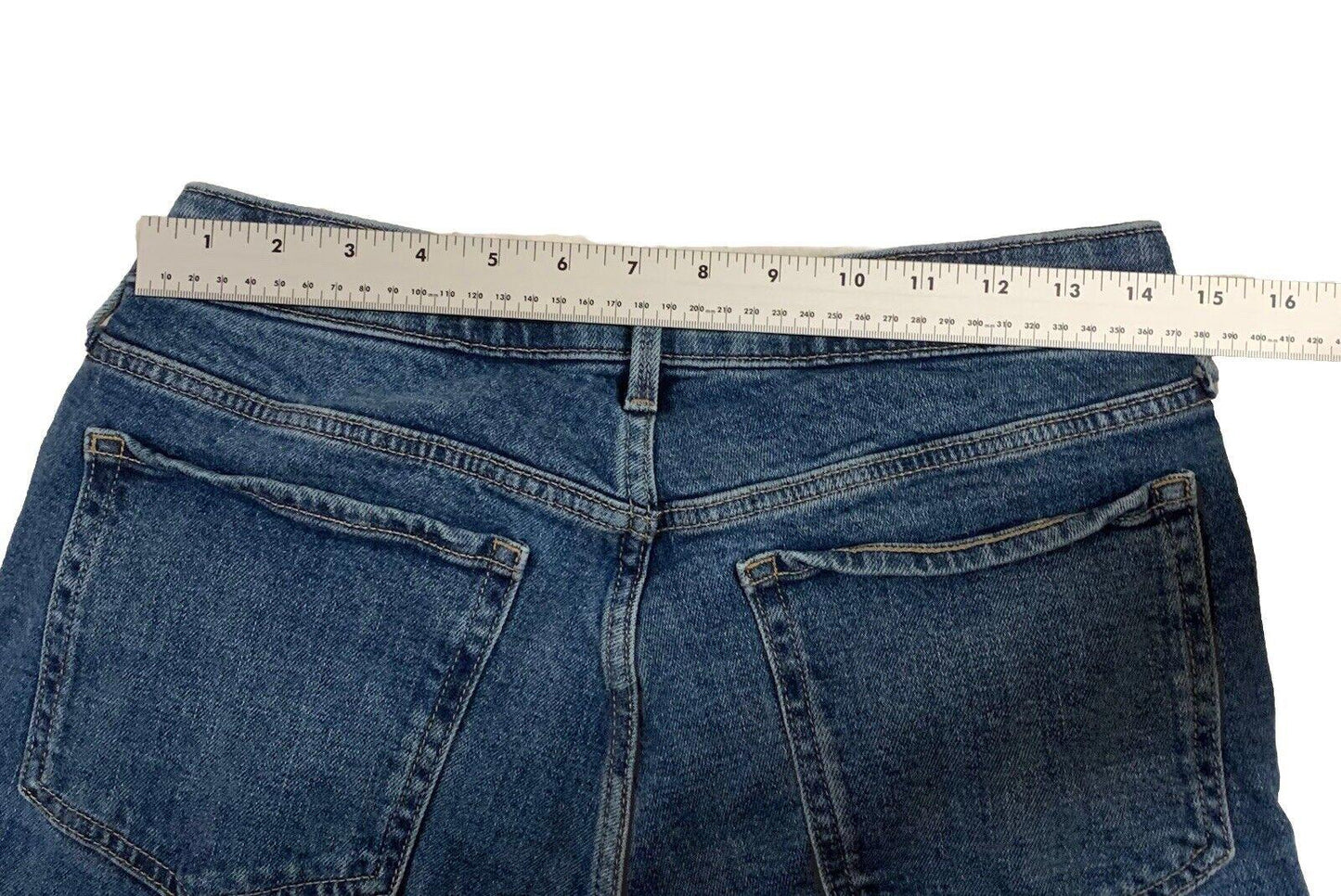 Old Navy Maternity O.G. Size 8 Blue Straight Jeans - Comfortable Fit