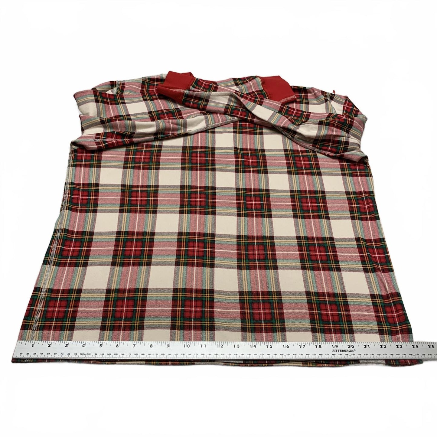 VTG Hanna Andersson Womens Size XXL Red Plaid Long Sleeve Shirt Organic Cotton