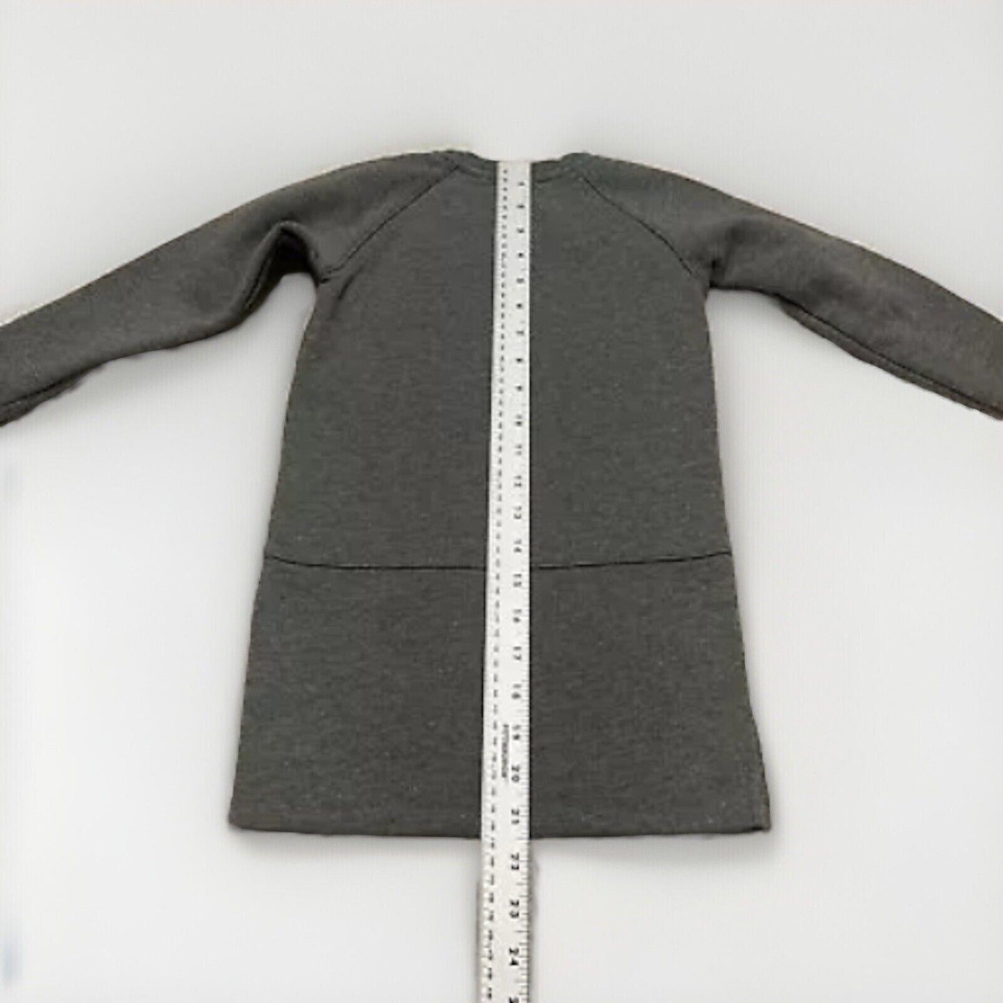 Chipie Girls Size 6 Heather Gray Fleece Sweatshirt Dress Scottish Dog Glitter