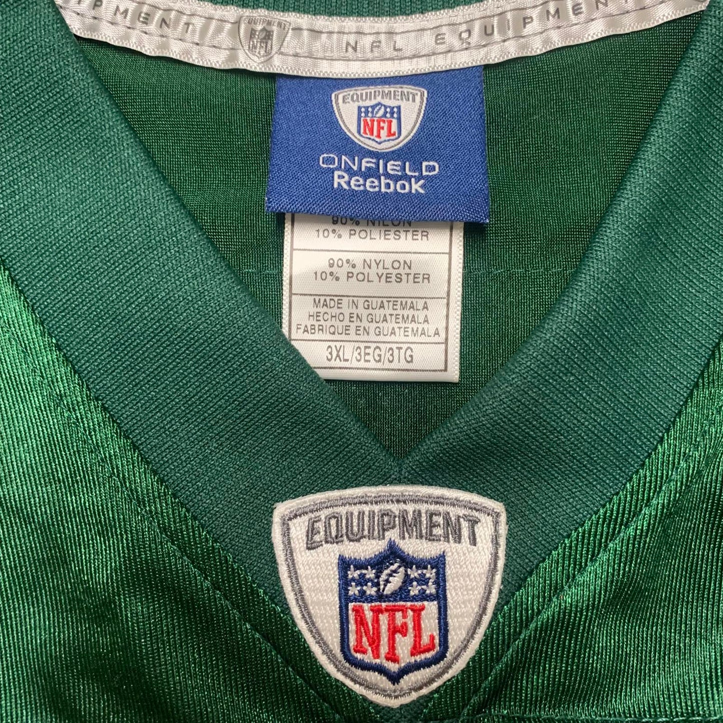 VTG Reebok New York Jets Esposito Football Jersey #39 Sz 3XL Green NFL Onfield