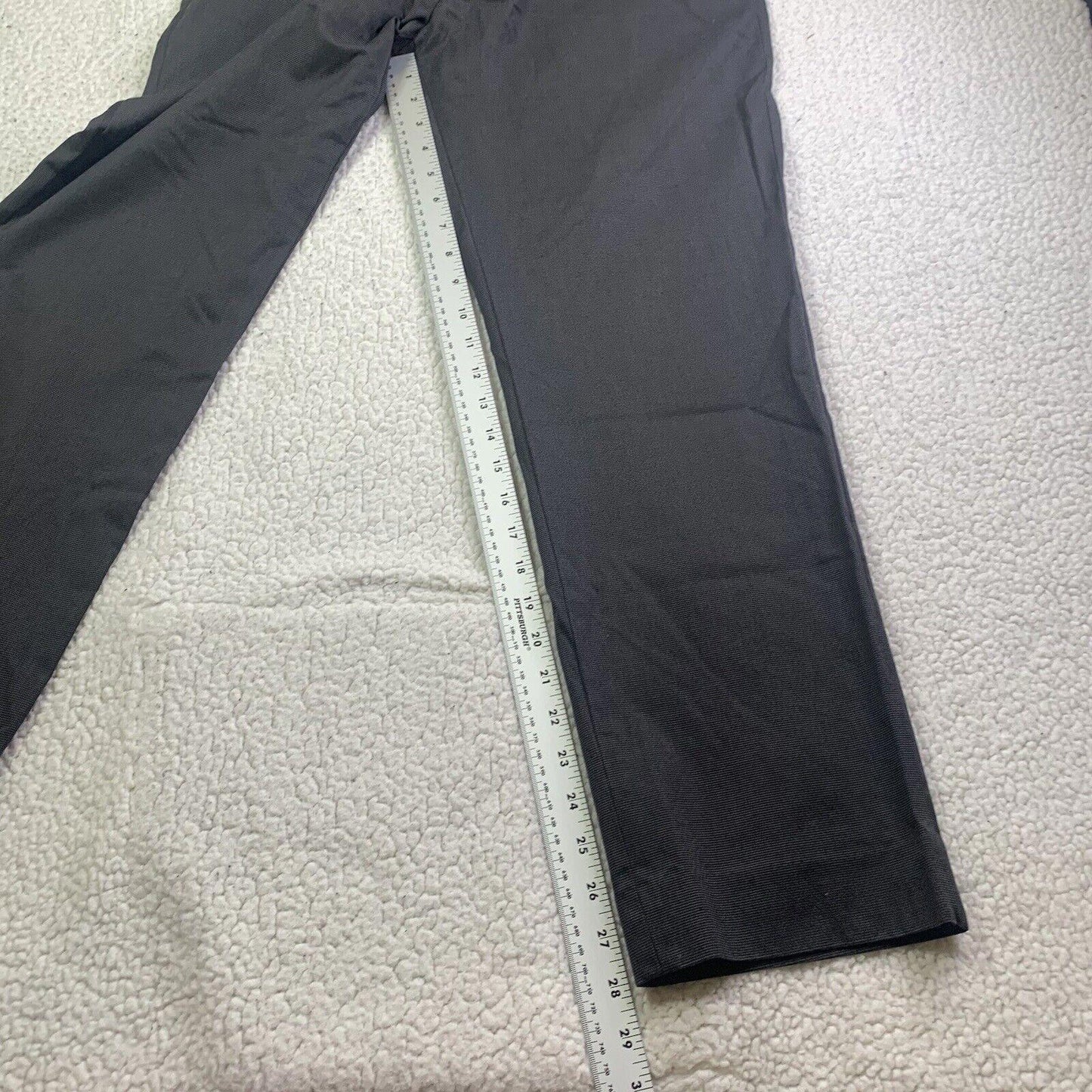 Banana Republic Pant Cotton Gray Charcoal Sz 34/30 Non-Iron