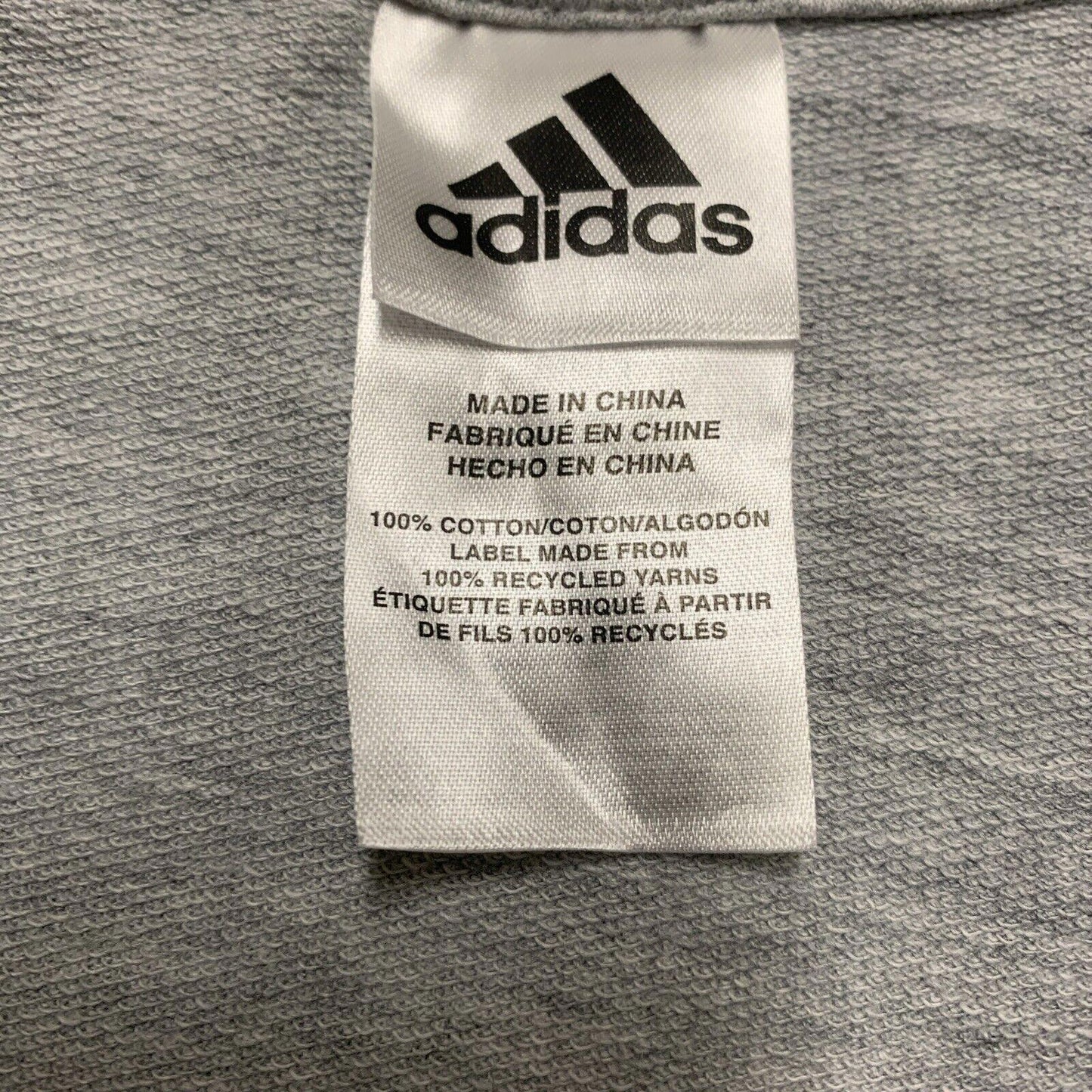 Adidas Infant Baby Size Size 3 Months Heather Gray Hoodie Sweater Full Zip