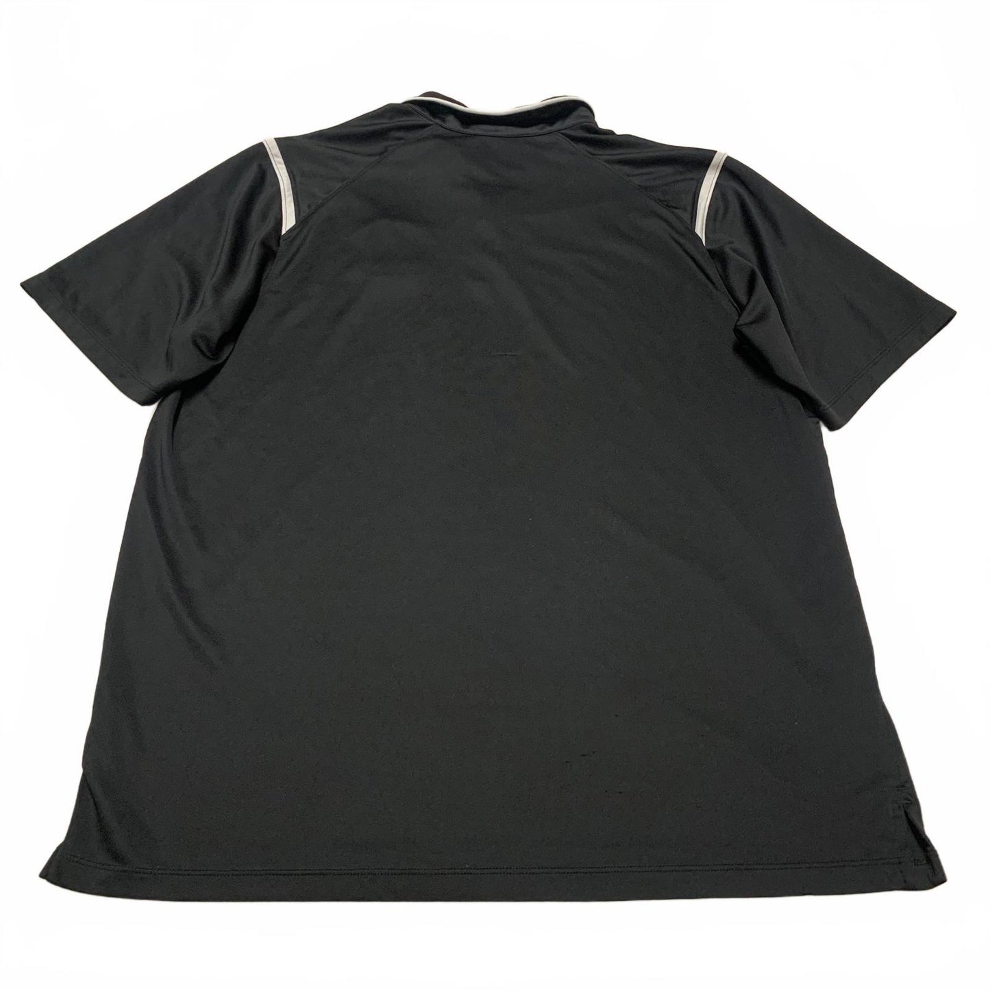 Nike DRI-FIT Mens Sz Large Black Lacrosse Polo Black