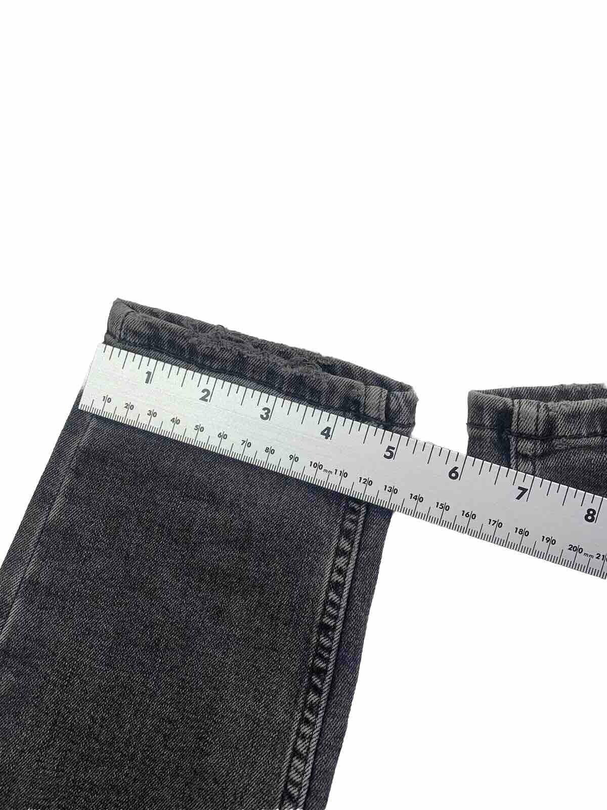 Zara Jeans Men 32 Black Denim Medium Wash Pants