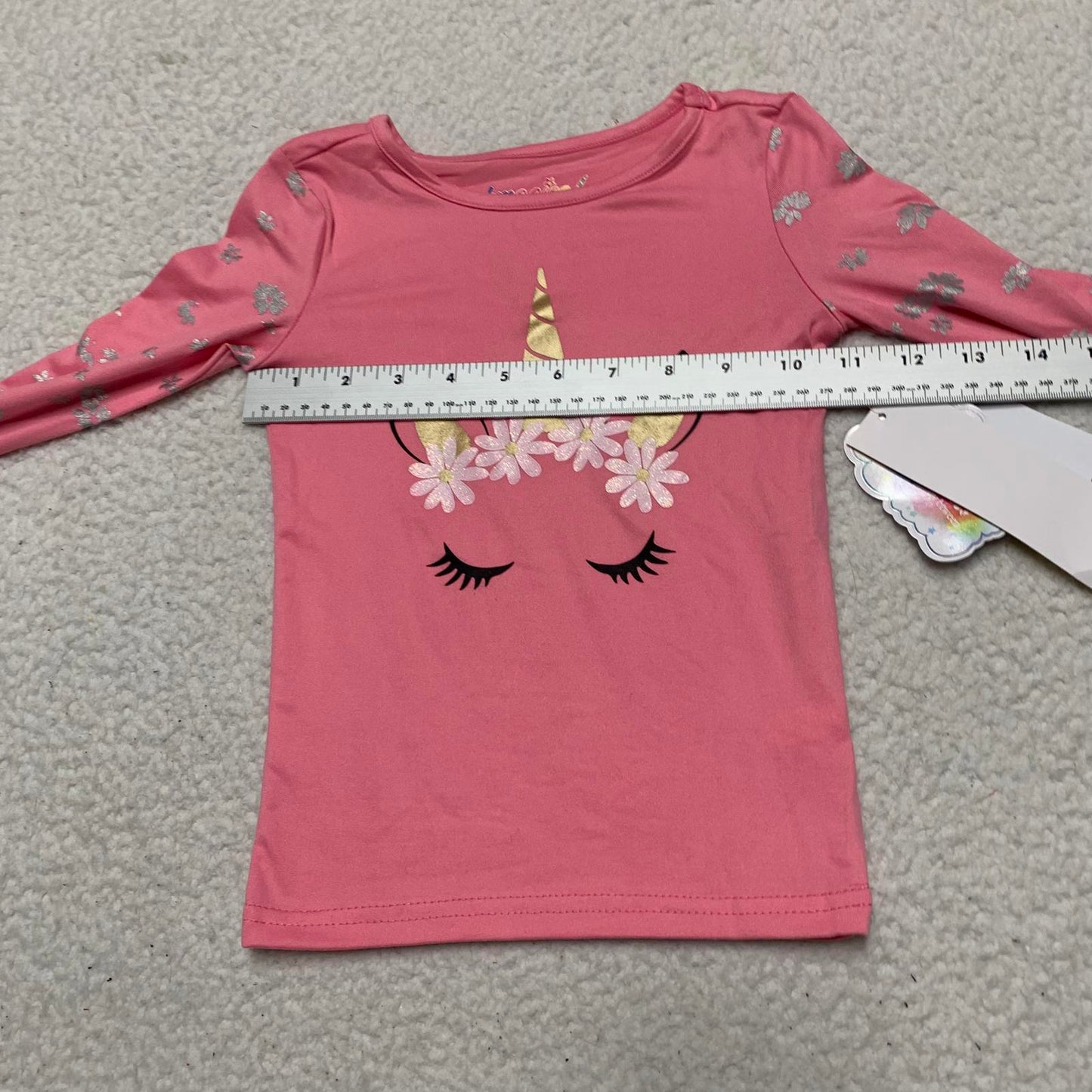 Bmagical by BTween Girls Size 4 Pink Pajama Top Uniform Graphics