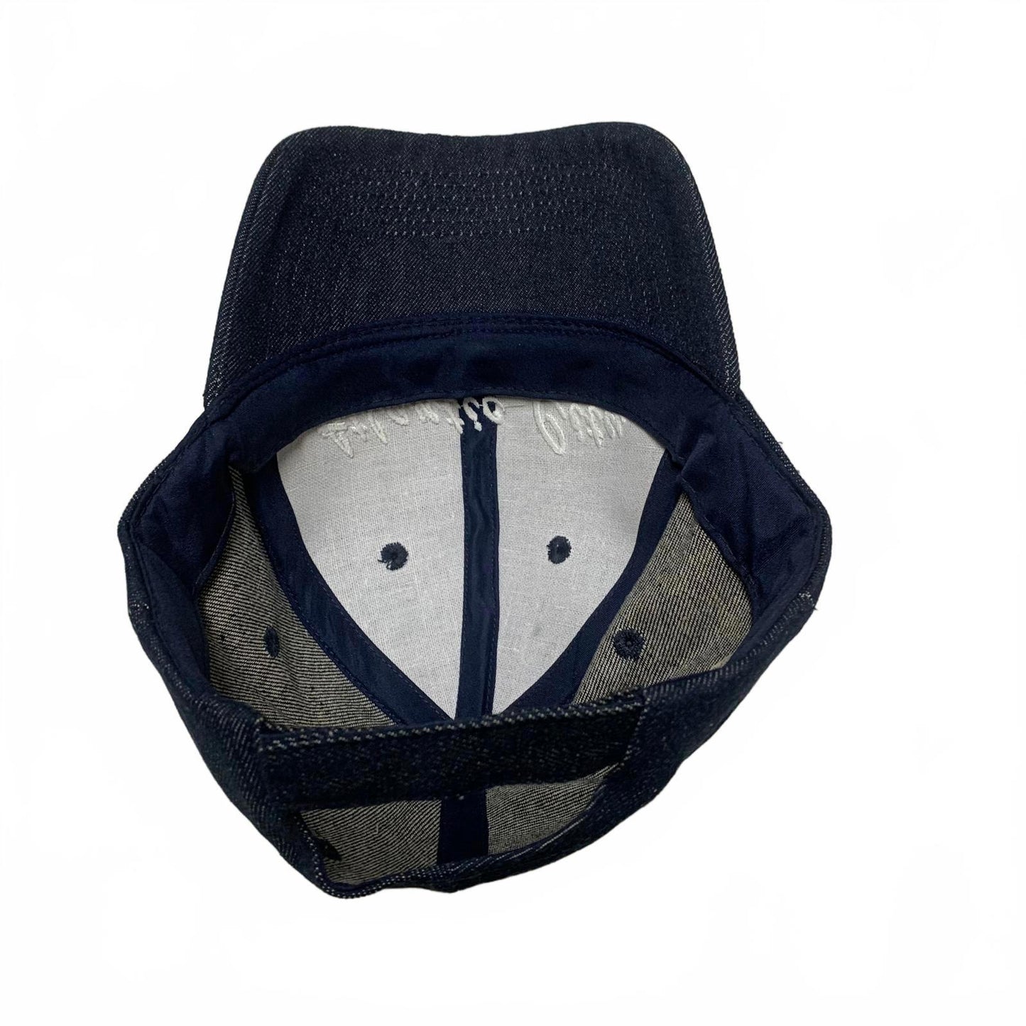 Atlantic City Baseball Cap Unisex One Size Fits All Dark Denim Blue Cotton Hat