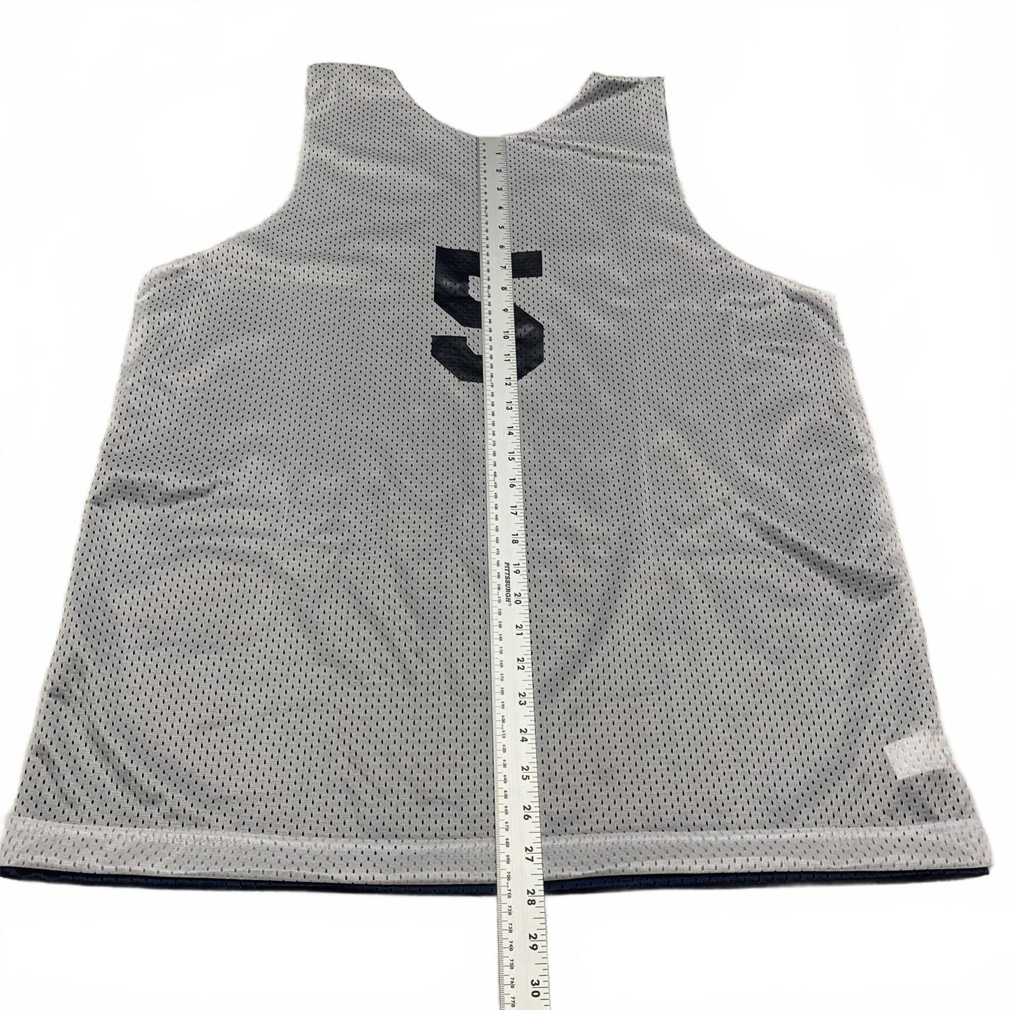 A4 Unisex Size L White Navy Reversible NY Urban Champions Athletic Mesh Jersey