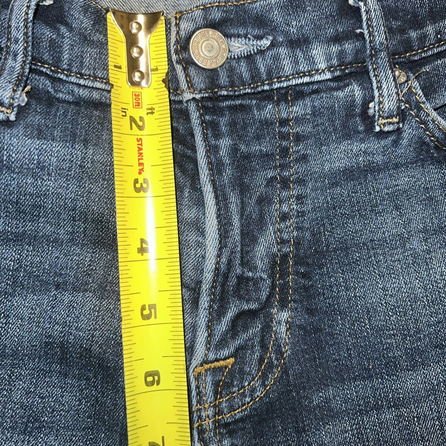 Abercrombie and Fitch Jeans W29 L30 Blue Super Slim Stretch