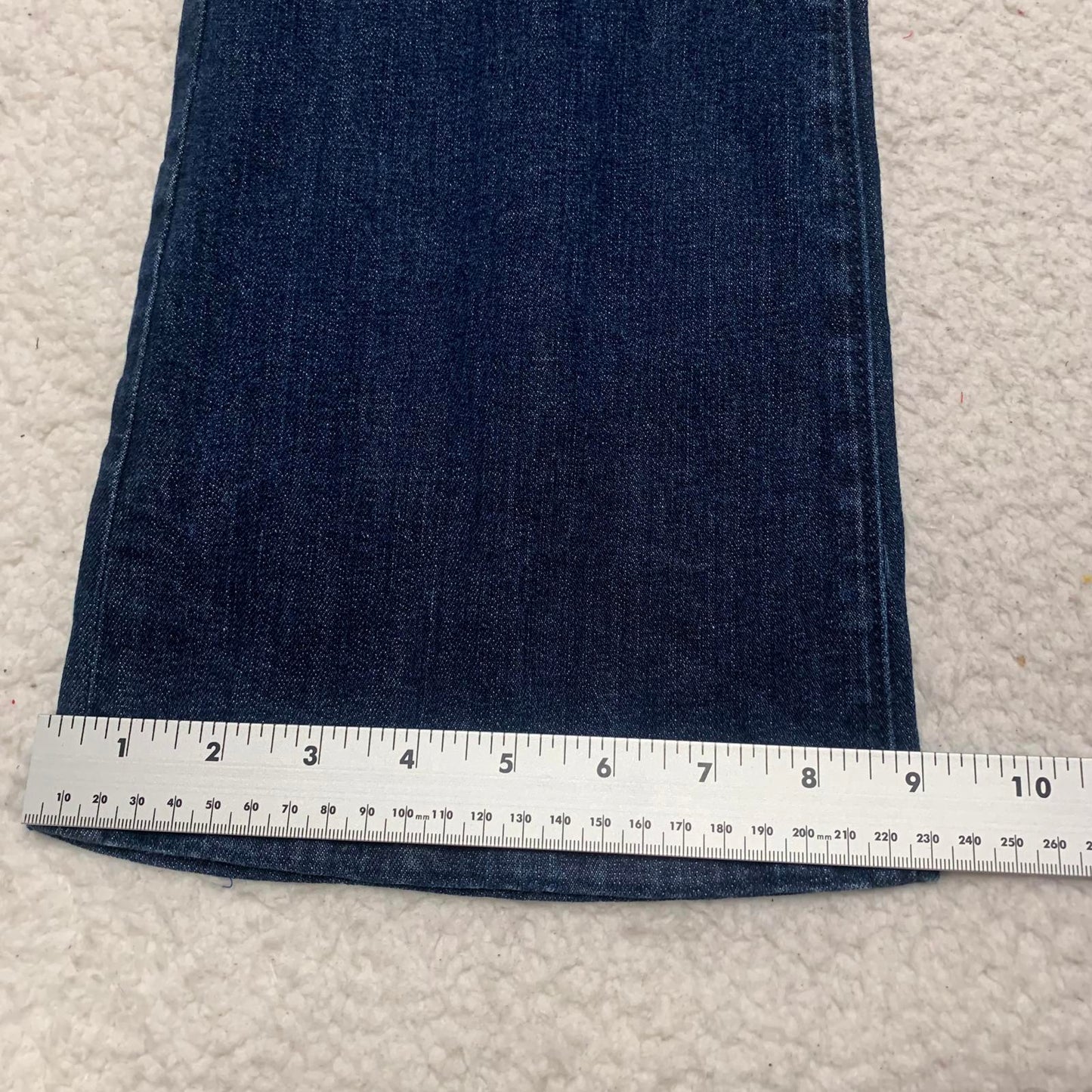 Loft Women's Sz 30/10 Dark Blue Denim Curvy Kicks Flare Jeans 30 x 25 High Rise