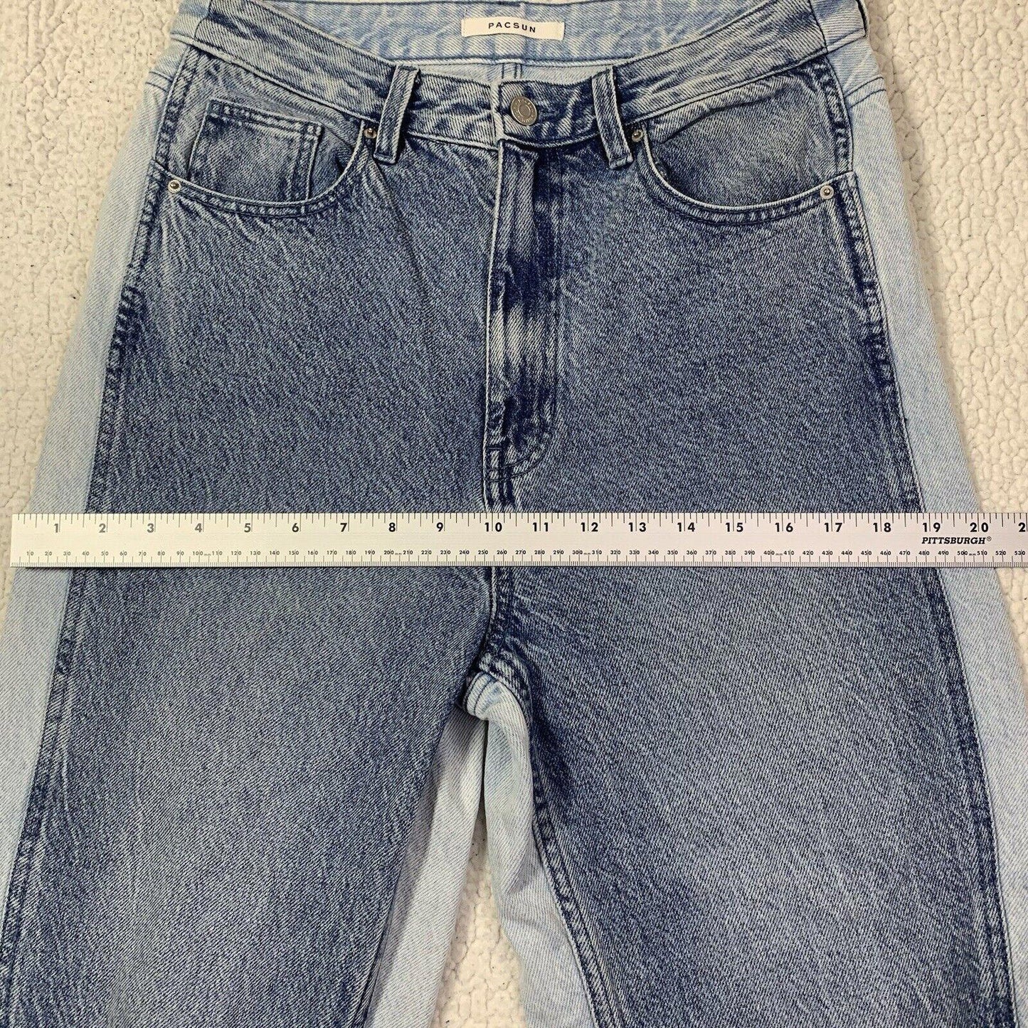 PacSun 90s Boyfriend Jeans Size 29 Blue Denim Two Tone