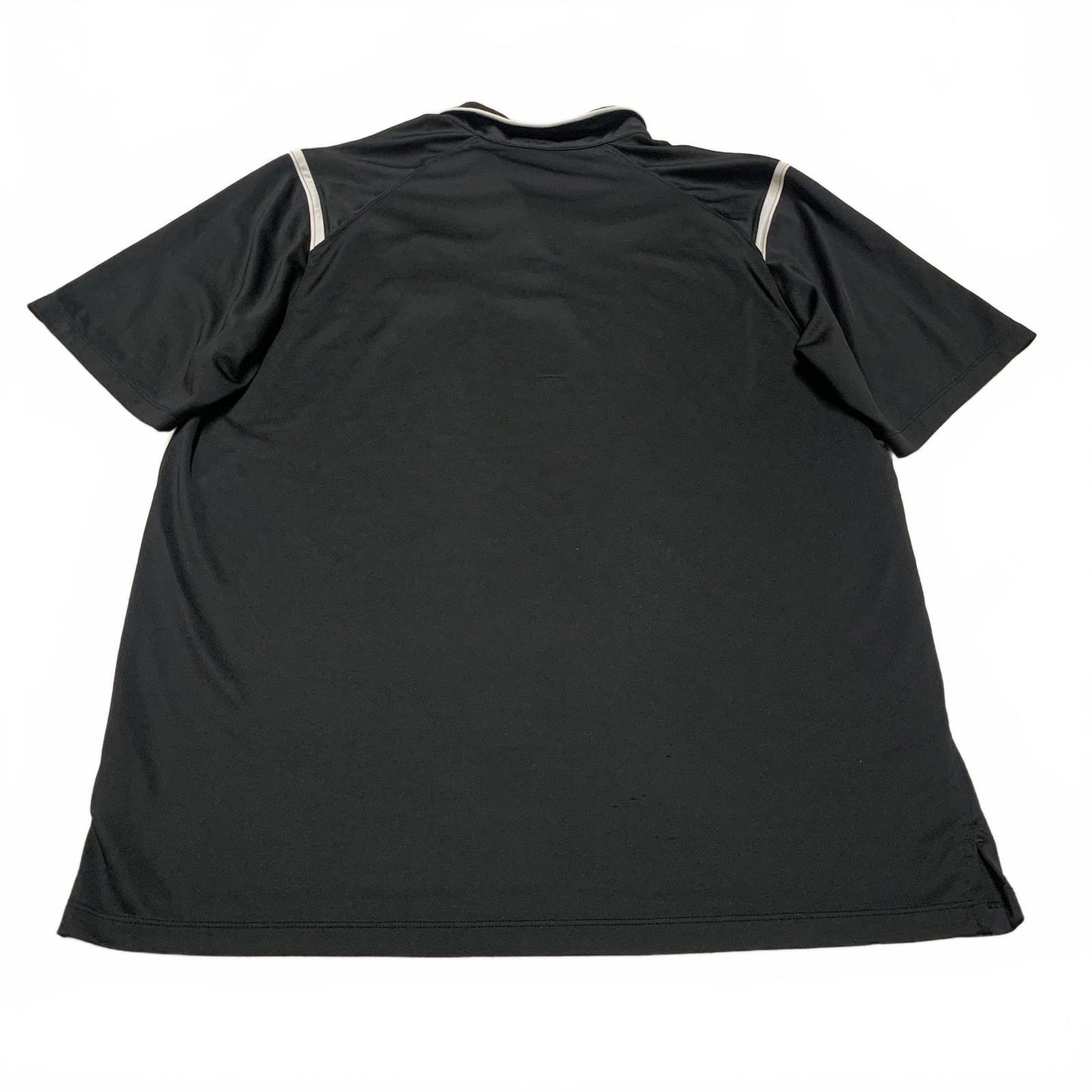 Nike DRI-FIT Mens Sz Large Black Lacrosse Polo Black