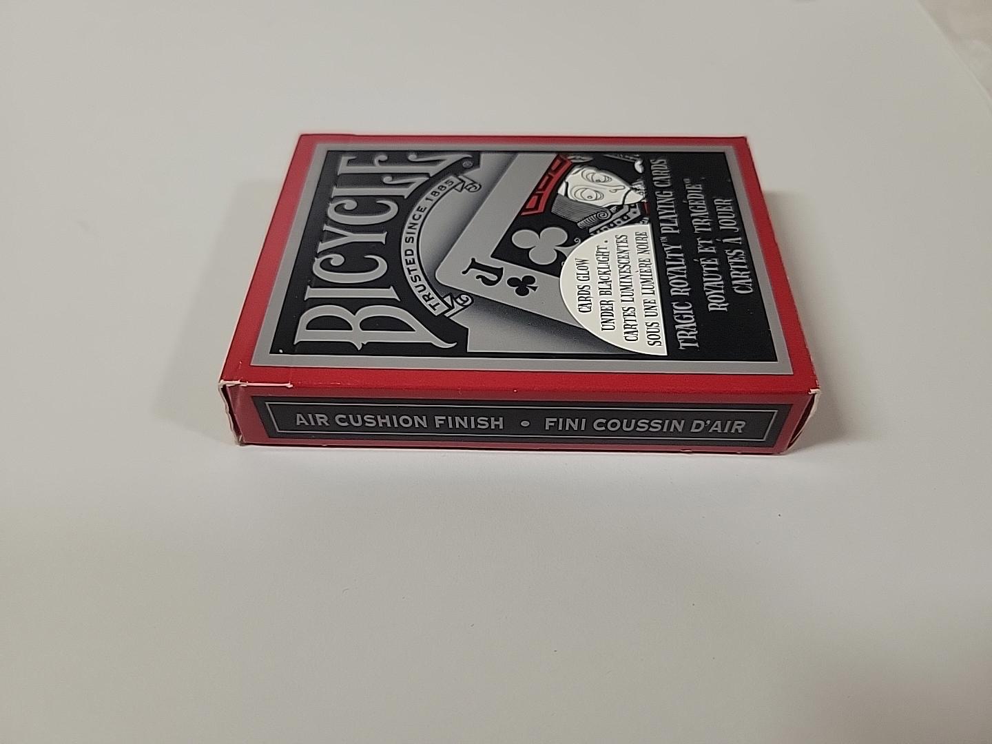 Bicycle Tragic Royalty Playing Cards - Glow Under Blacklight