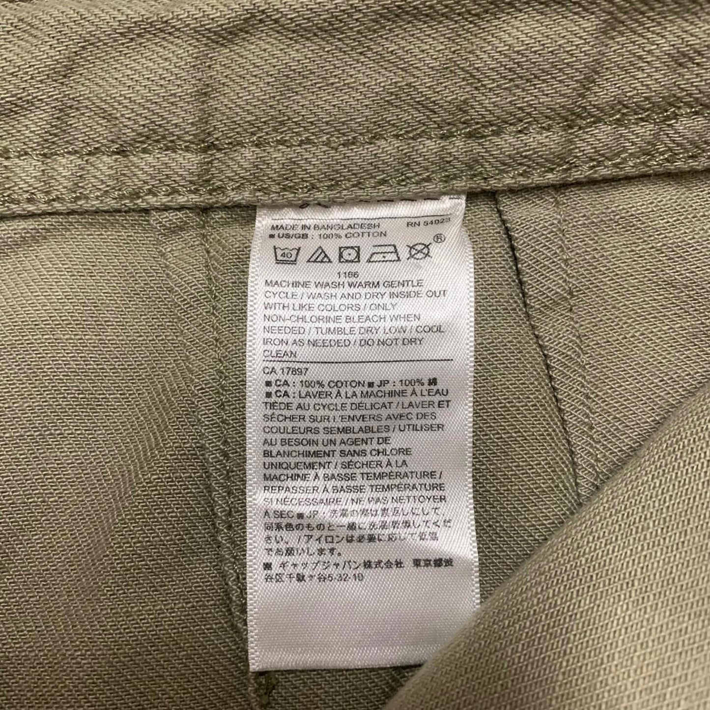 Banana Republic Women's Cargo Pants Size 10 Olive Green 33.5x 25L