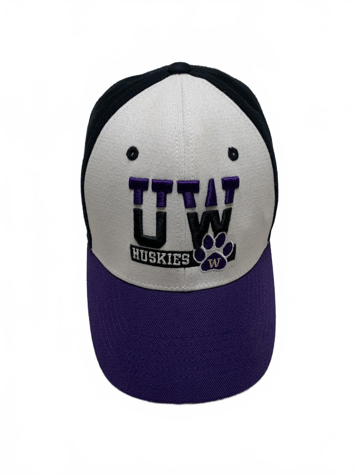 TowCaps Unisex Purple Black One-Fit Cap University of Washington Huskies Hat