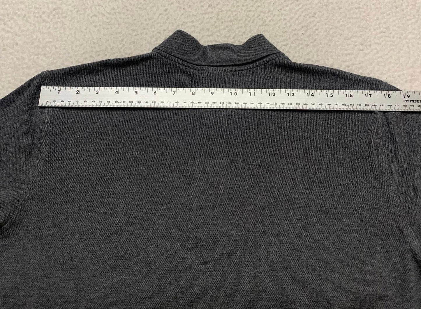 Brooks Brothers 1818 Men’s Size Large Gray Performance Polo Slim Fit Cotton