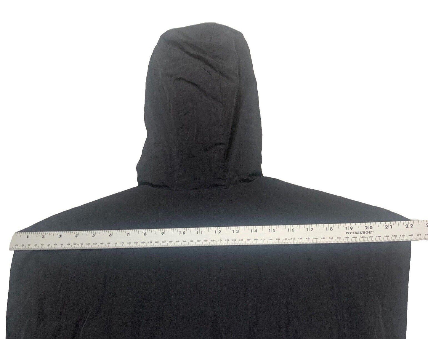 ADIDAS Boys Size 14/16 Large Black Full Zip Hooded Windbreaker Jacket